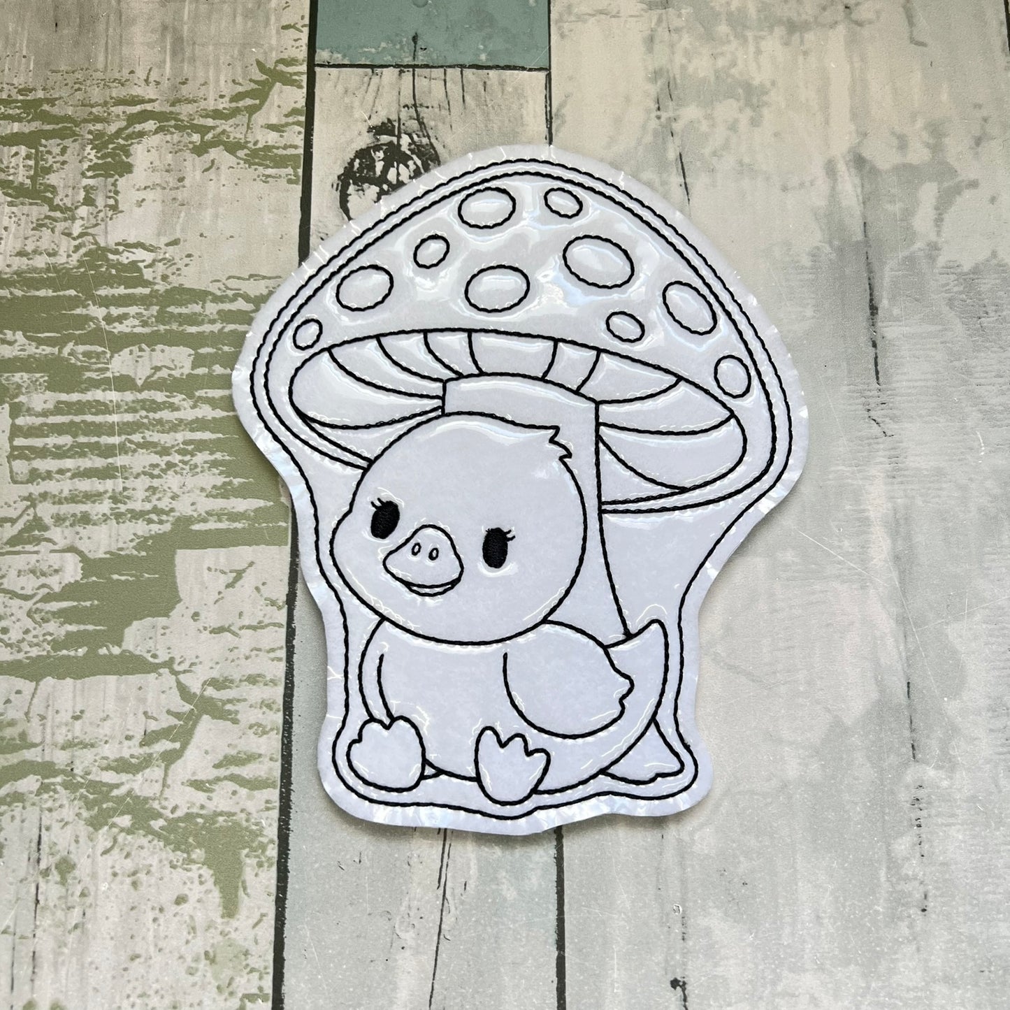 Duck Mushroom Colouring Dolls