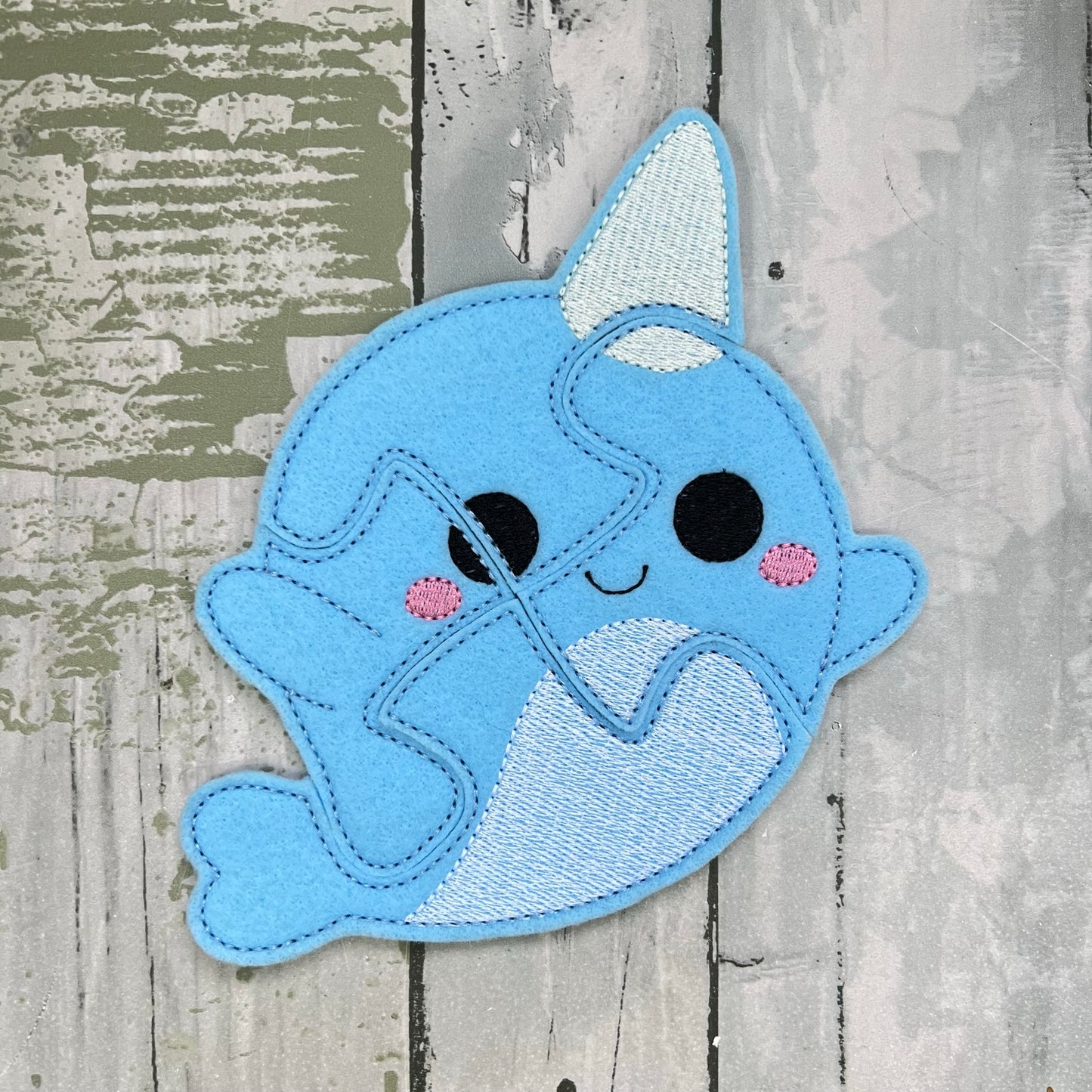 Narwal Felt Puzzle