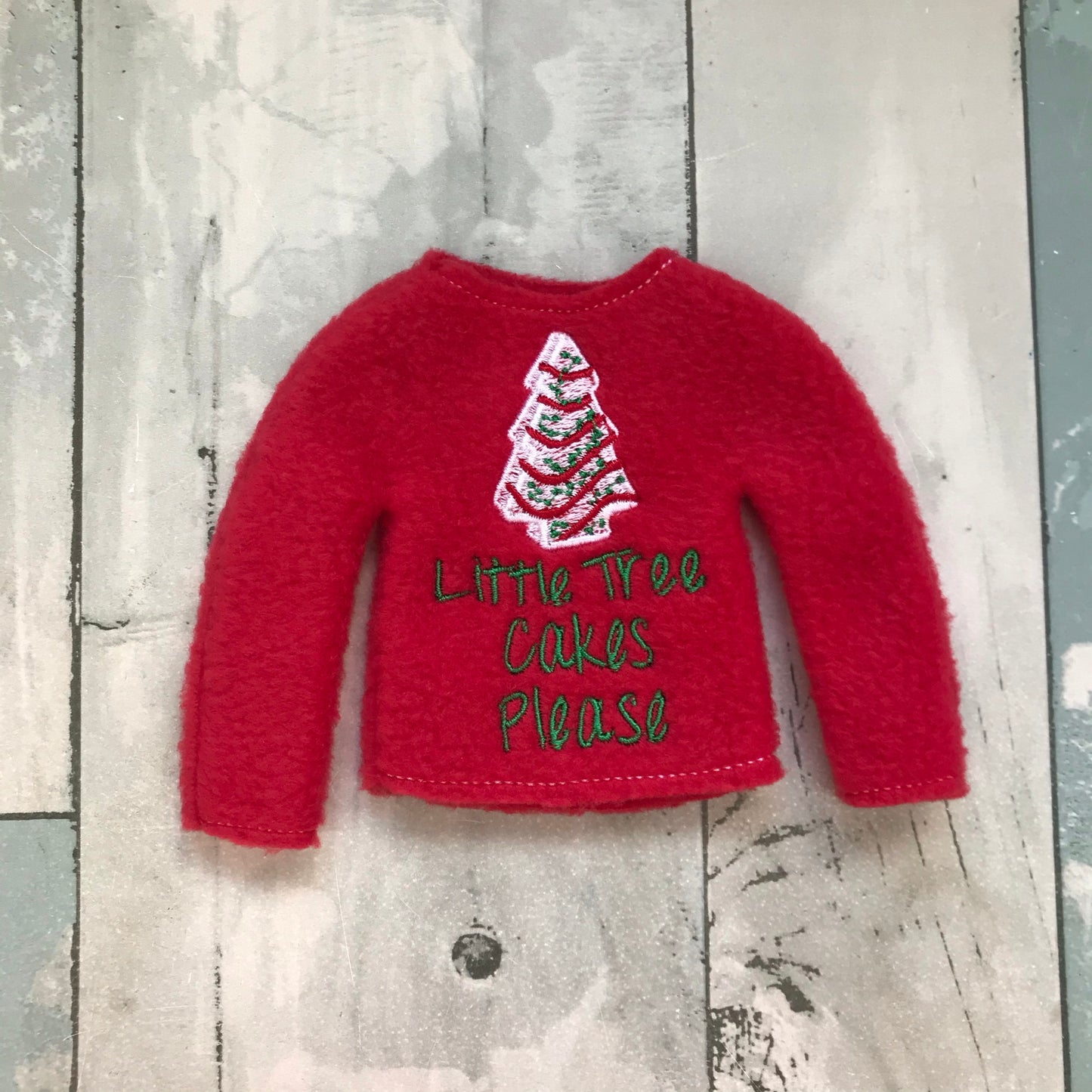 Tree Cakes Please Elf Sweater