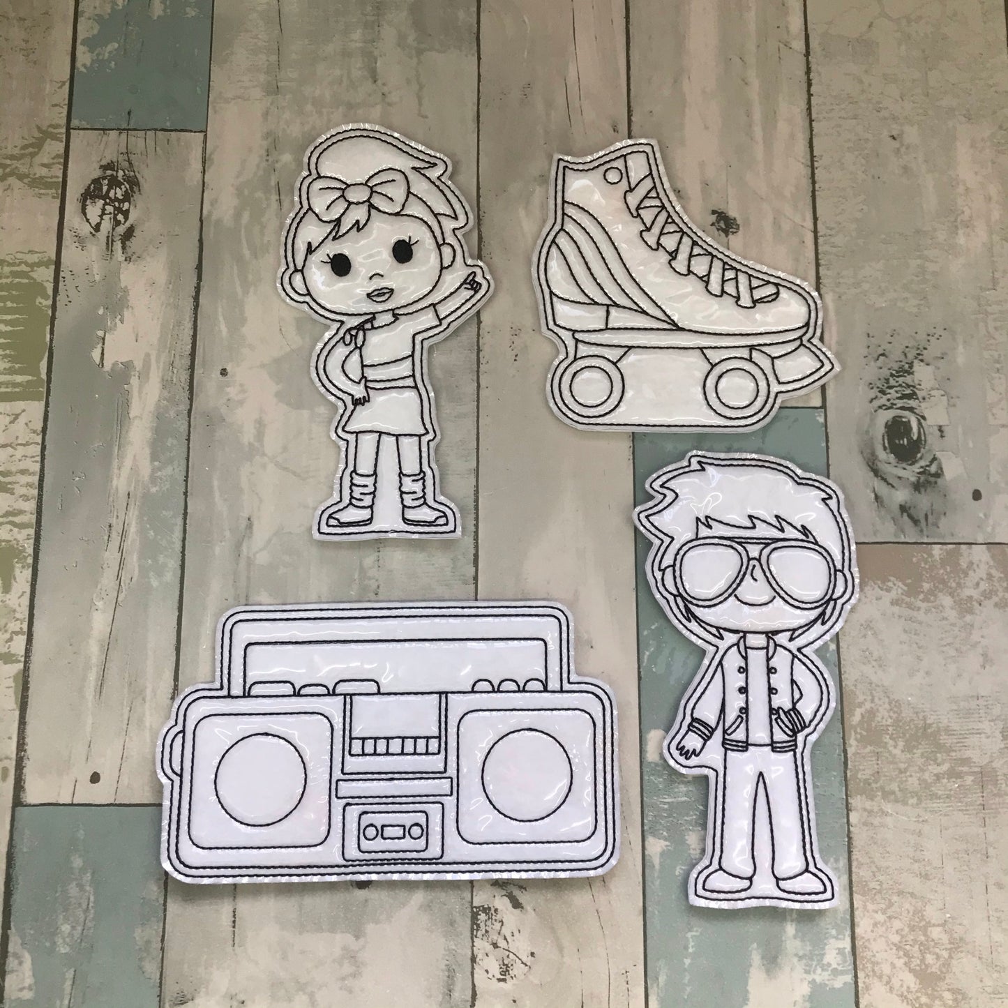 80's Colouring Dolls