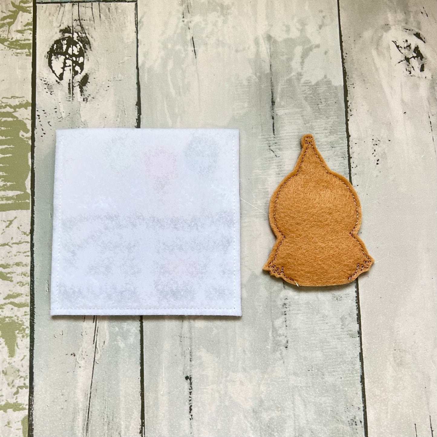 Sloth Felt Finger Puppet with Pouch