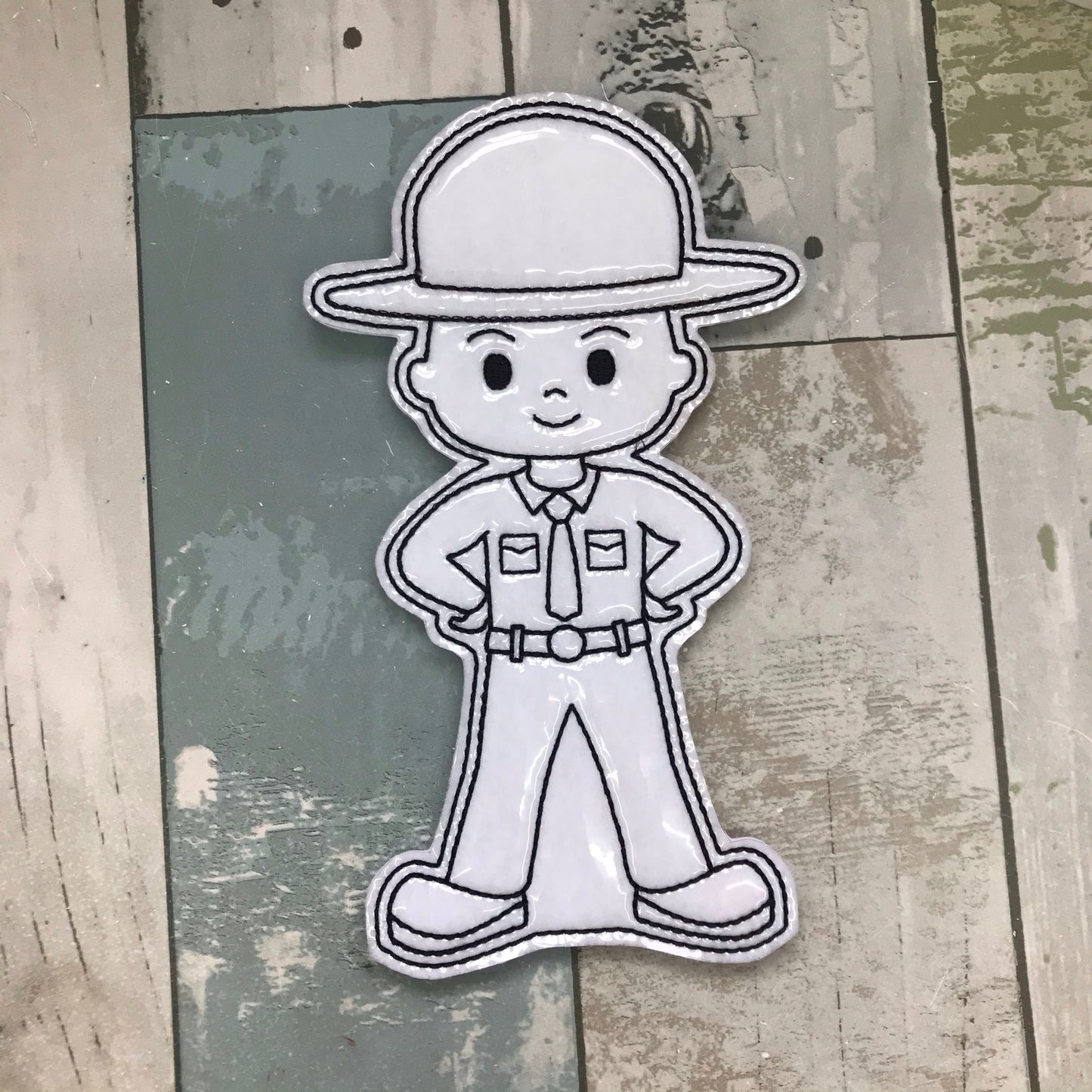 Highway Patrol Colouring Dolls