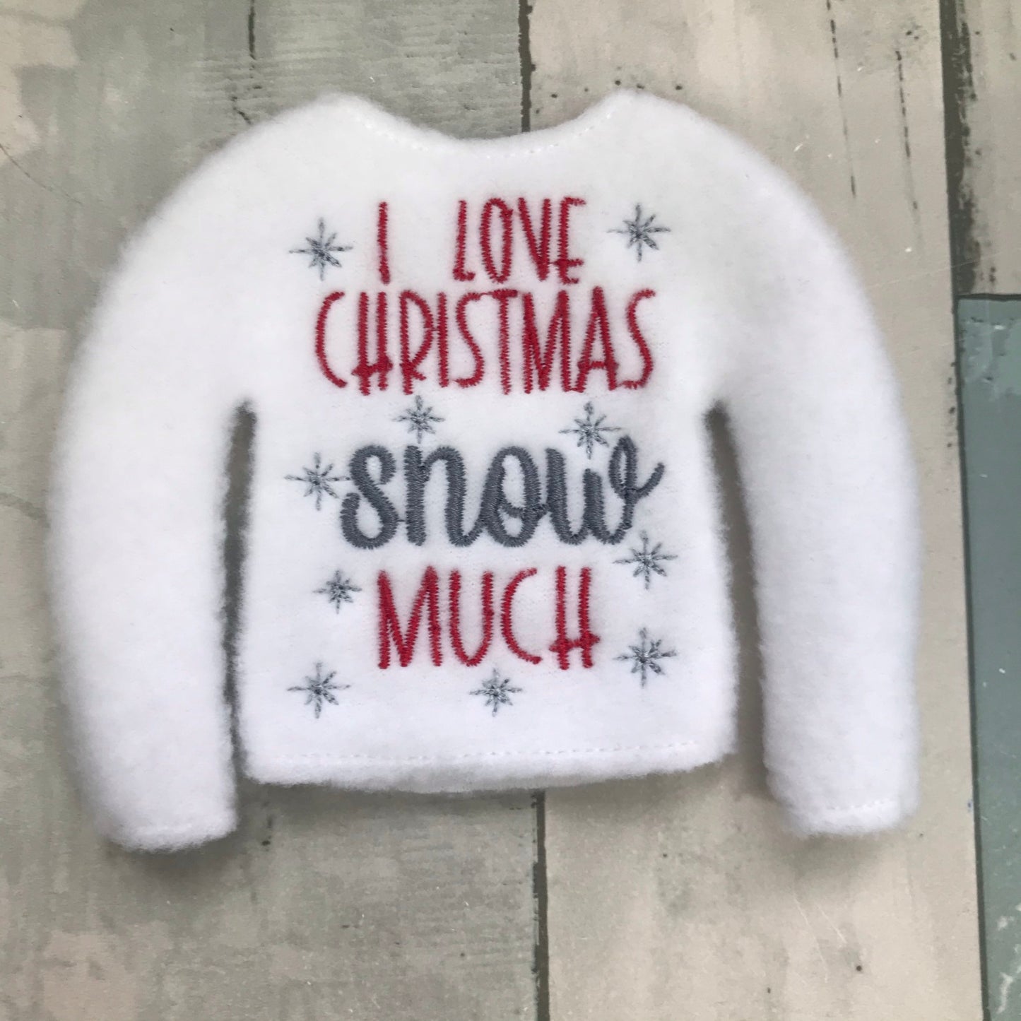 I Love Christmas Snow Much Elf Sweater