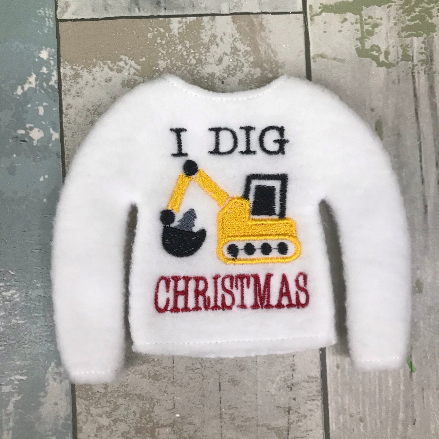 I Dig Christmas Elf Sweater