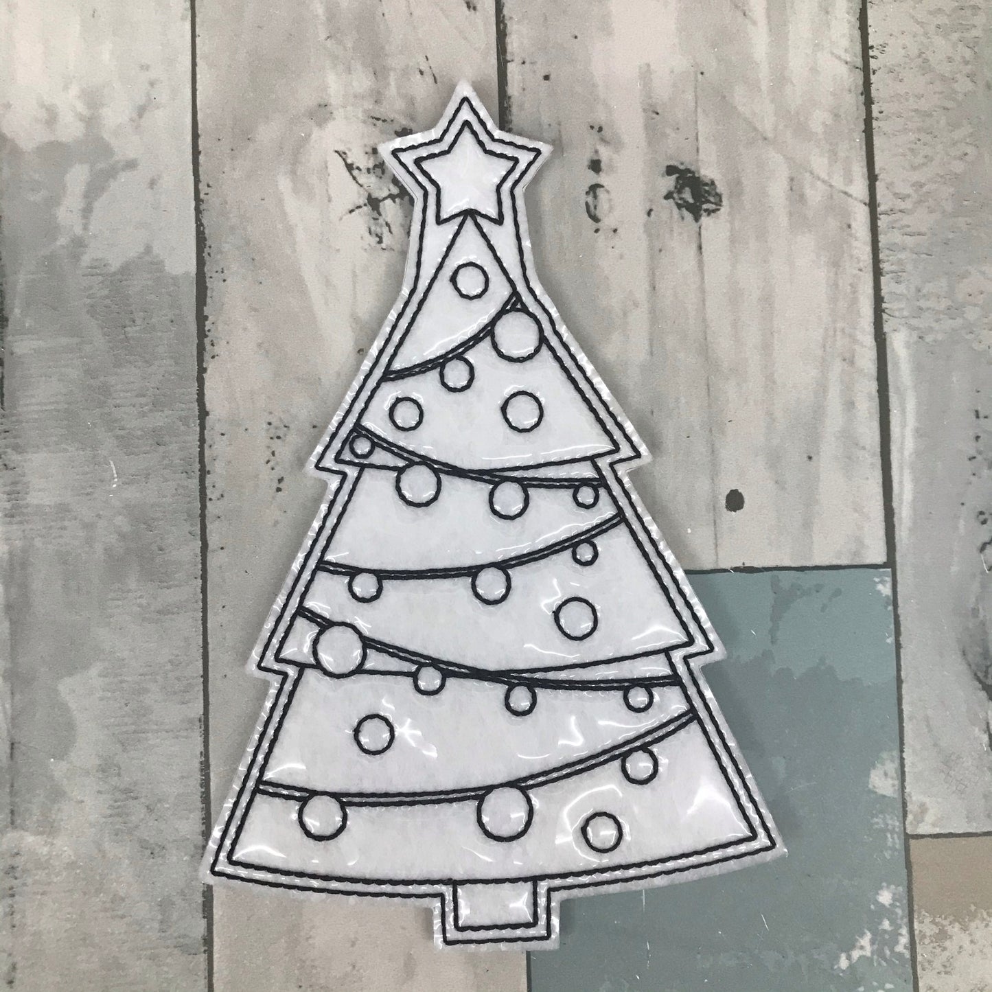 Christmas Tree Colouring Doll