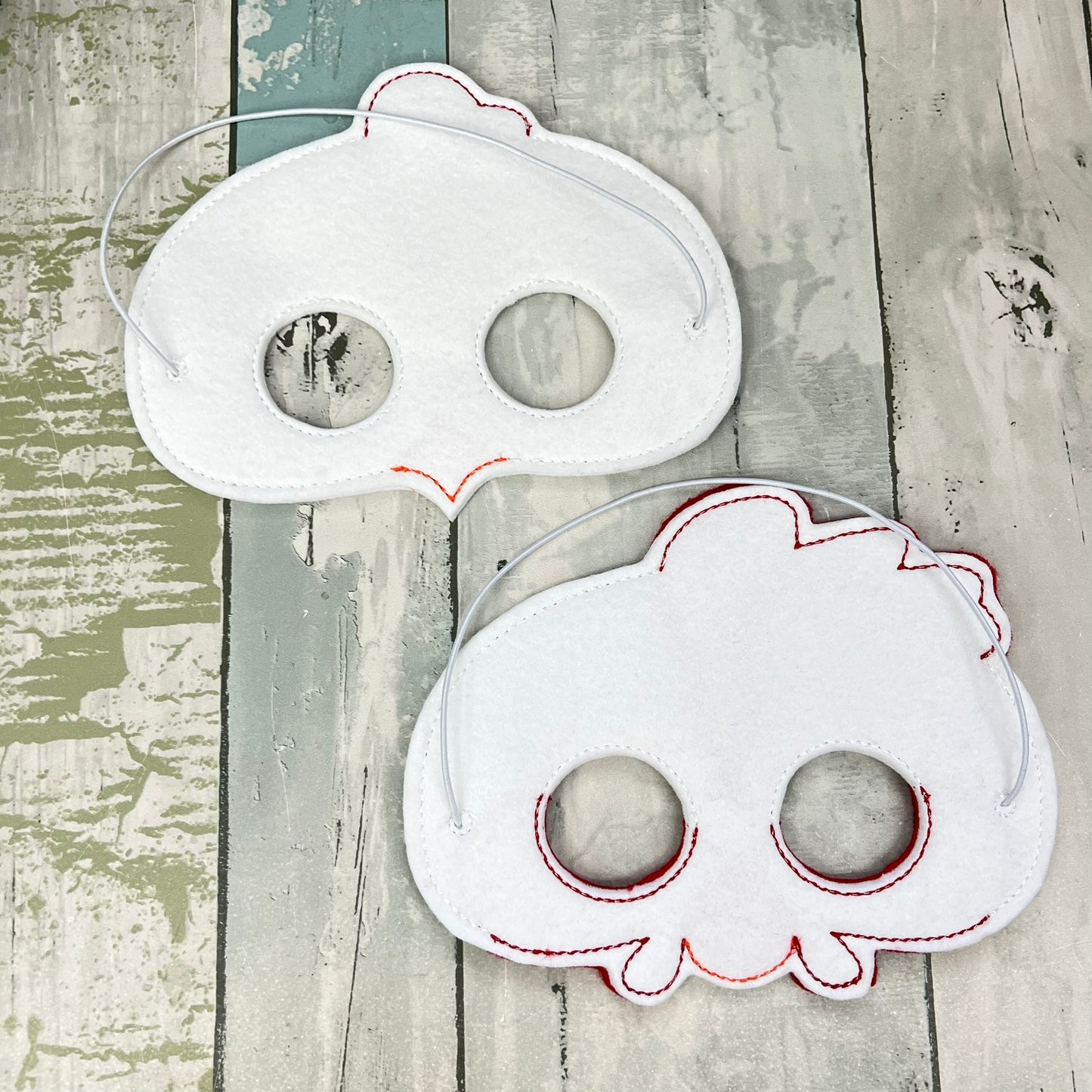 Chicken & Rooster Felt Play Mask