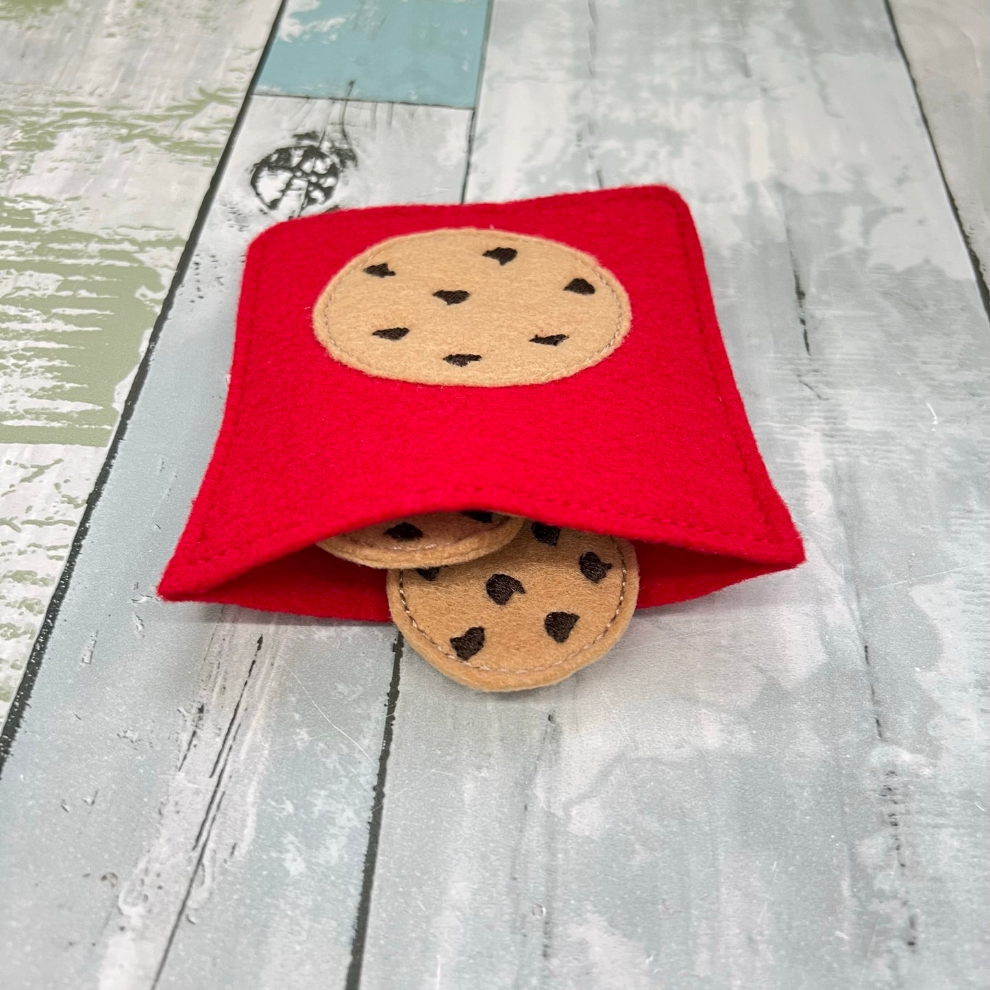 Chocolate Chip Cookies Felt Play Food