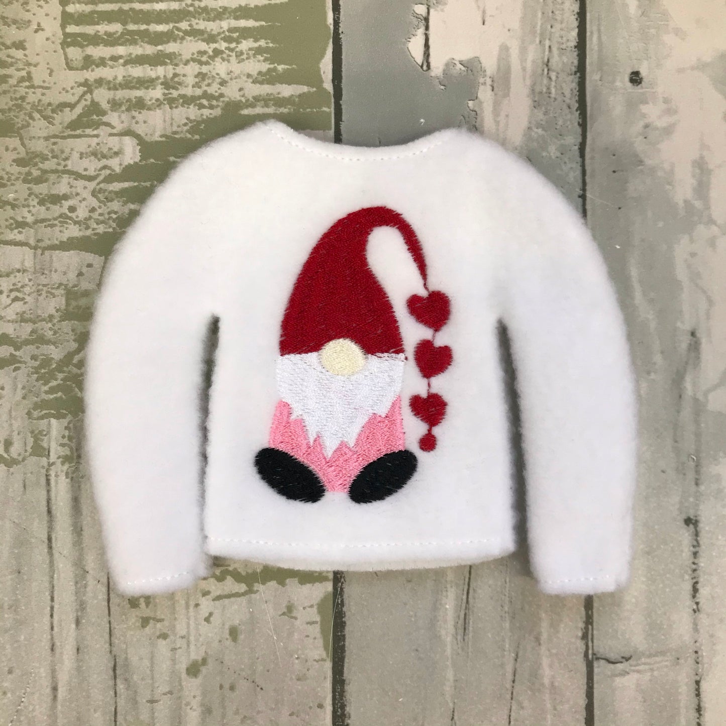 Gnome with Hearts Elf Sweater