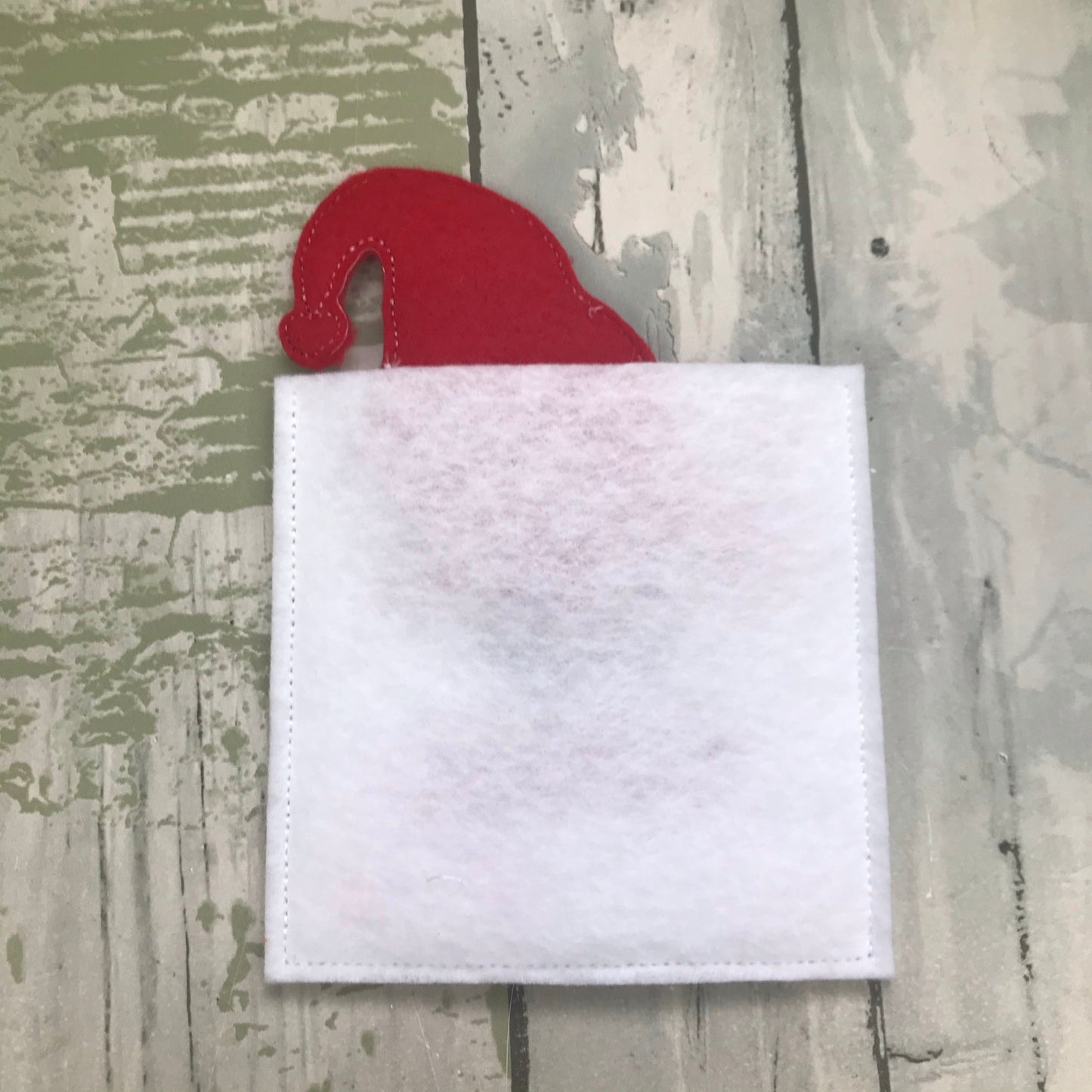Will You Be My Gnomie Felt Finger Puppet with Pouch