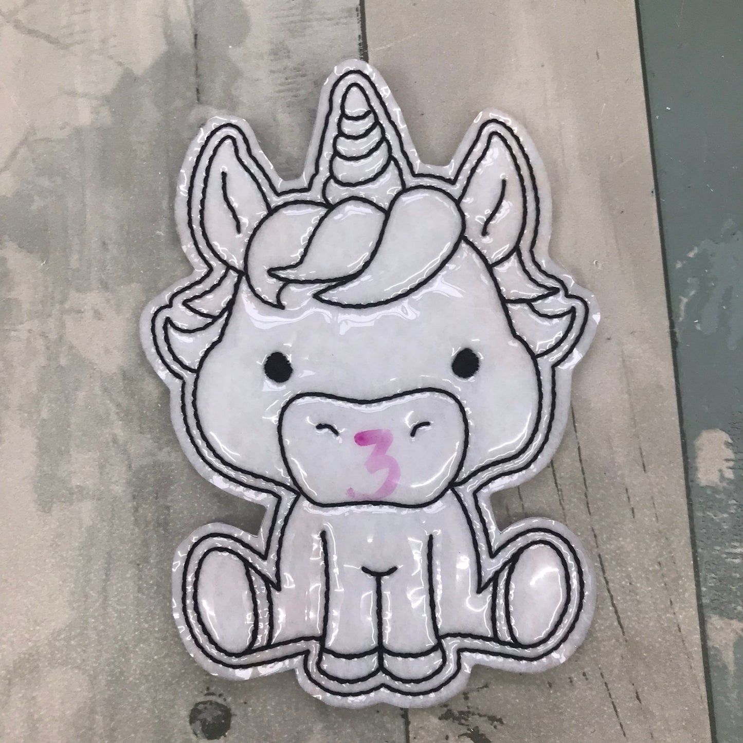 Unicorn Set 2 Colouring Dolls