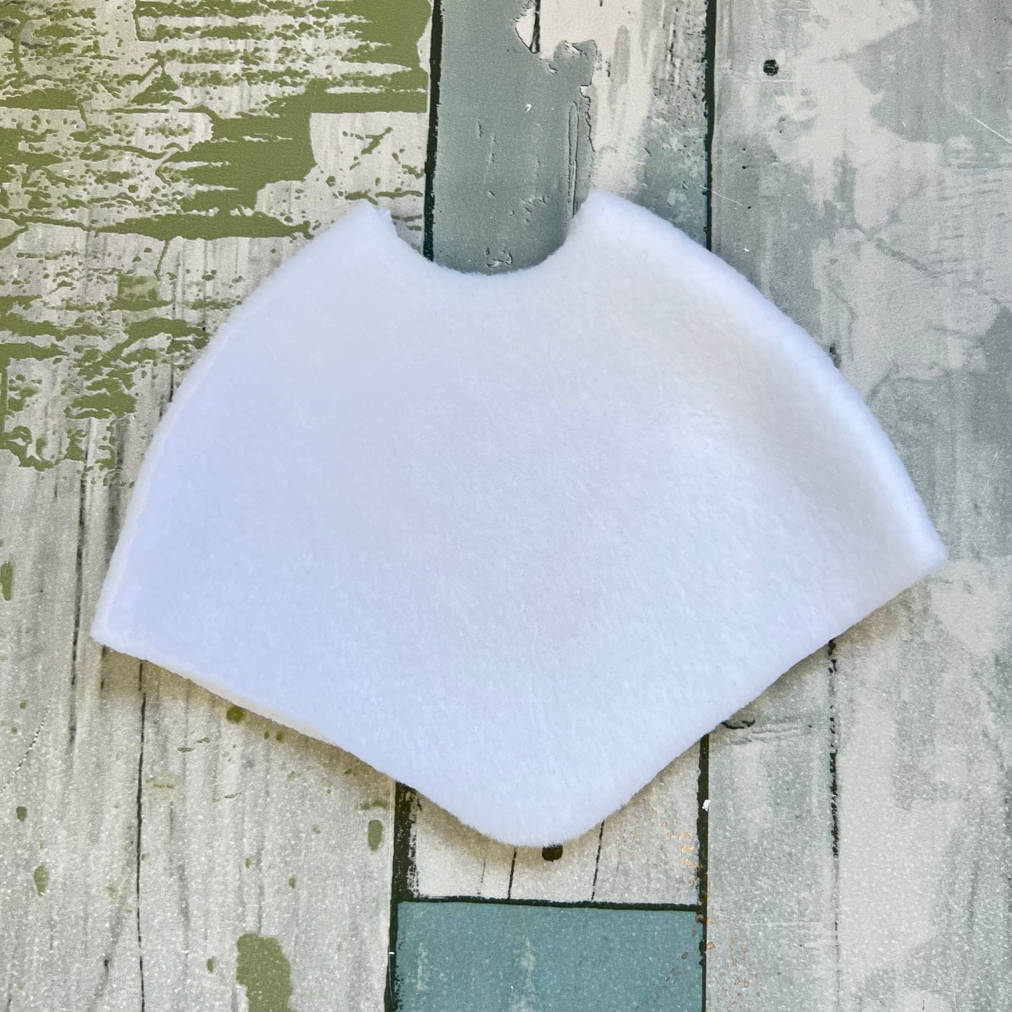Candy Cane Heart Elf Poncho