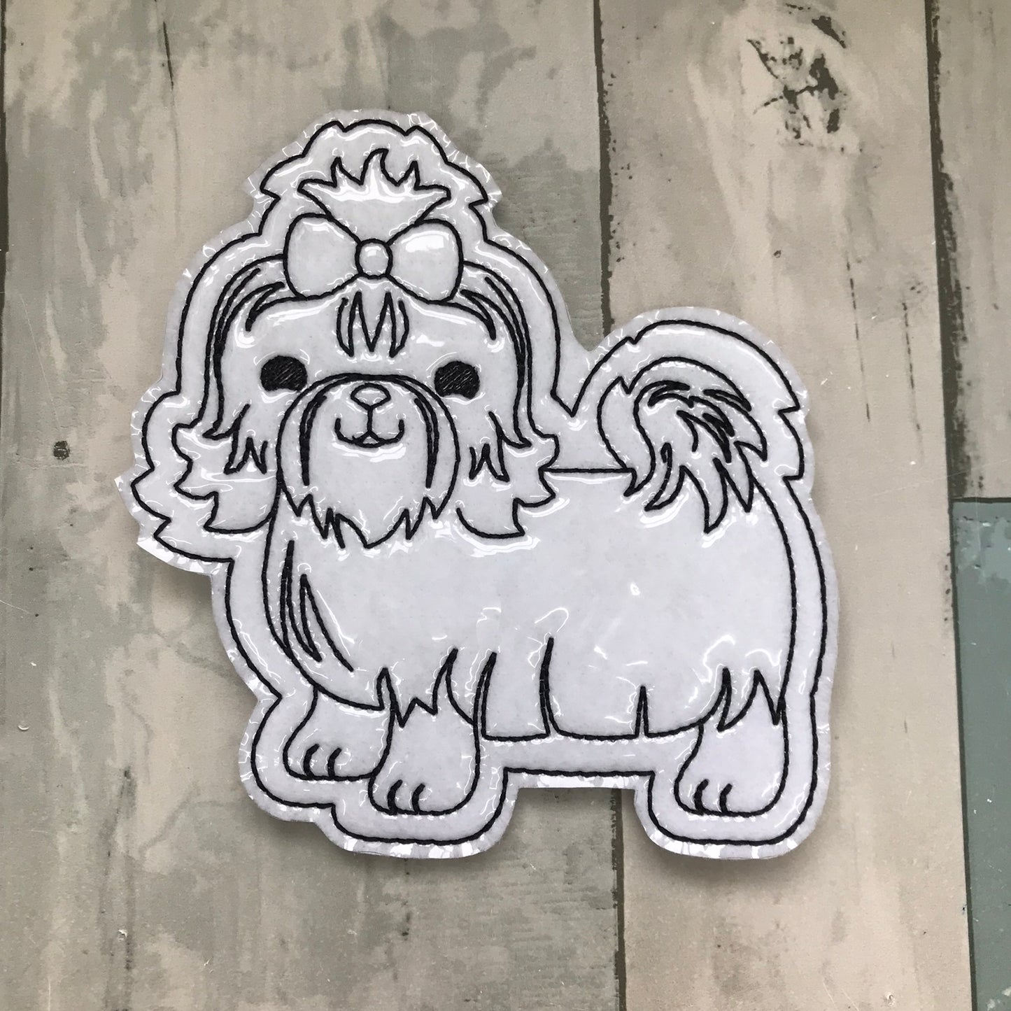 Shih Tzu Colouring Doll