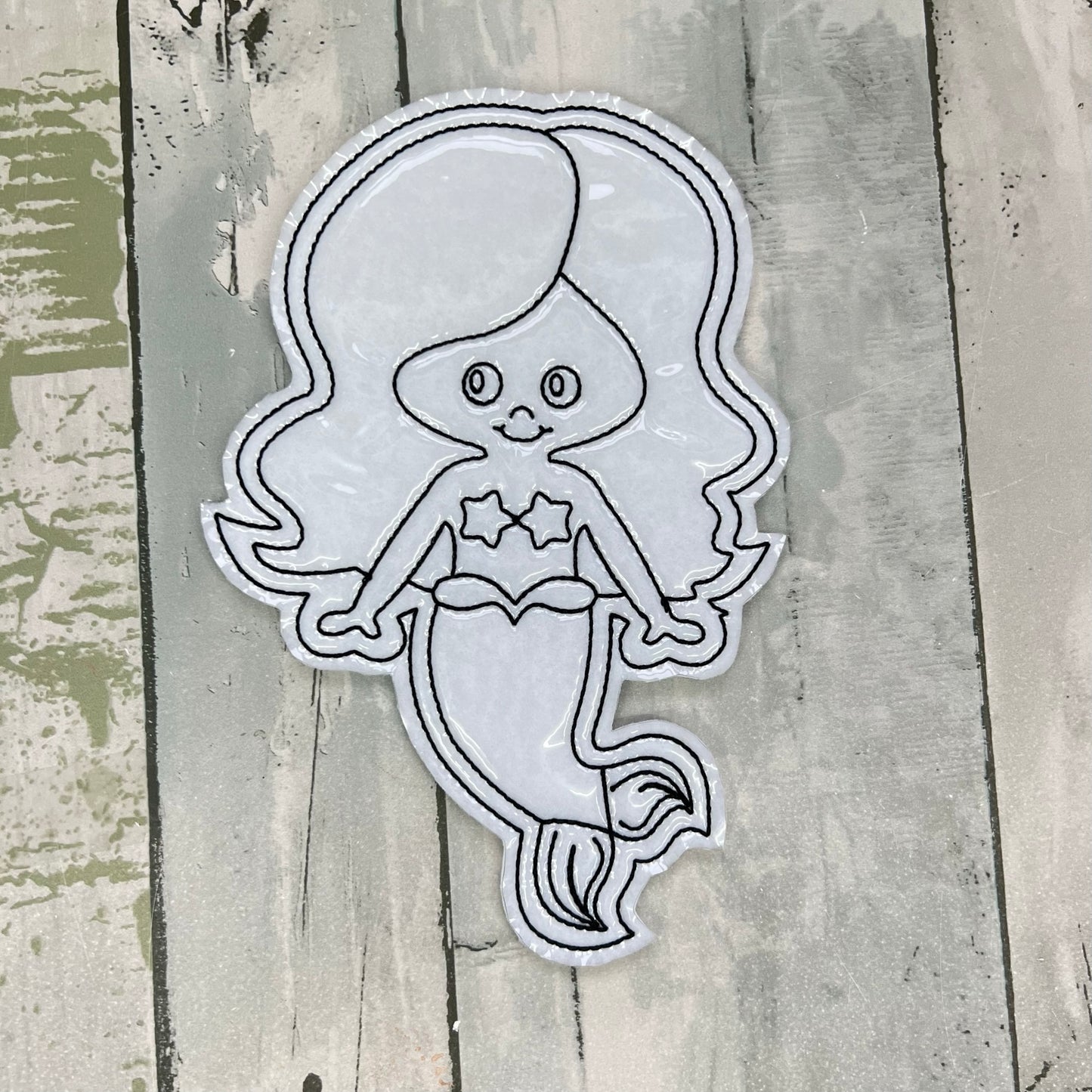 Mermaid Colouring Doll