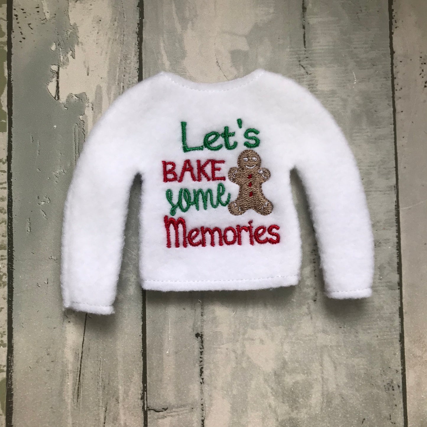 Let's Bake Some Memories Elf Sweater