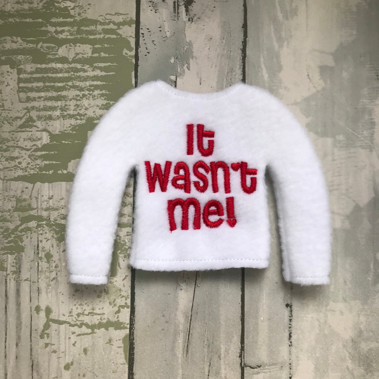It Wasn't Me Elf Sweater