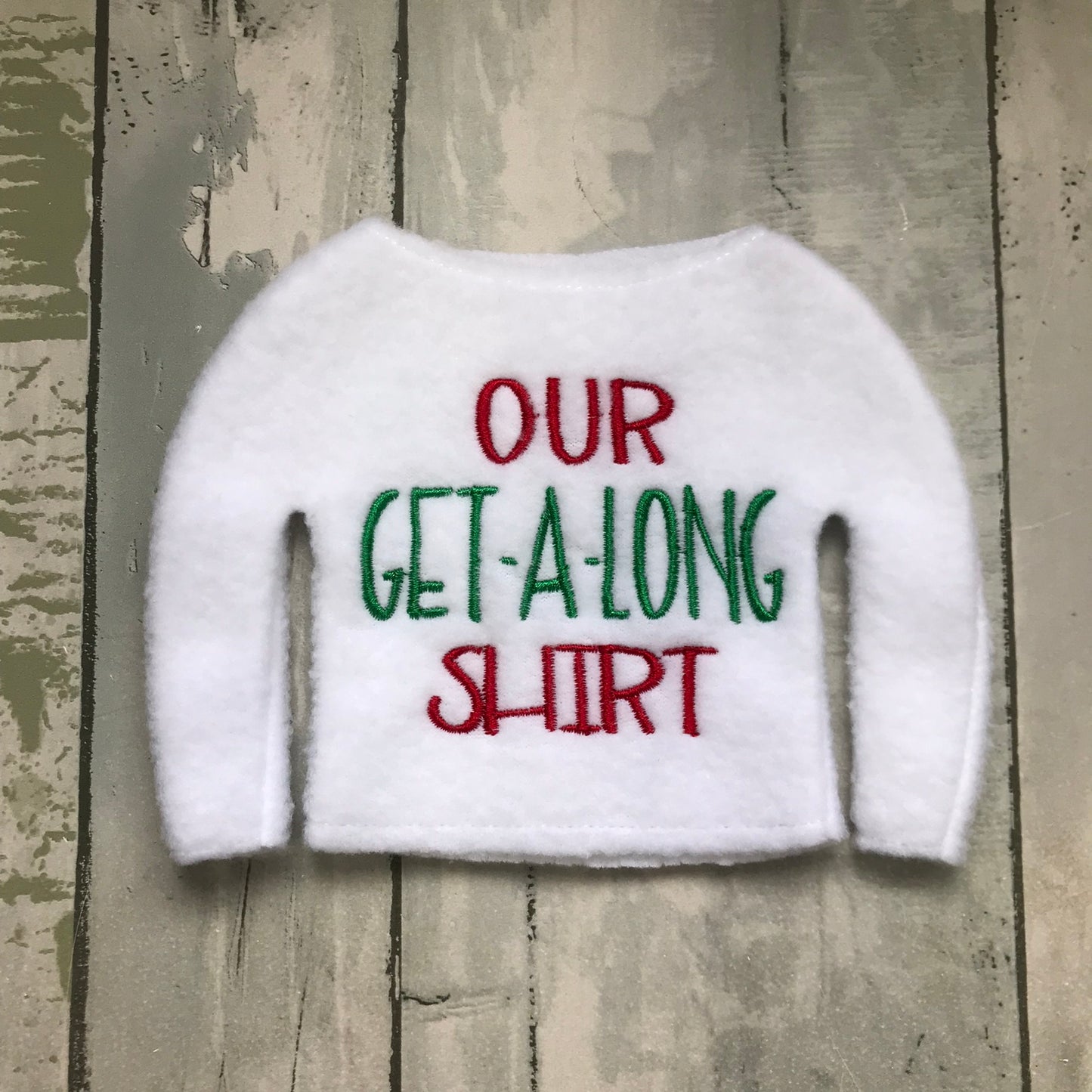 Get Along Shirt (Can fit 2 Elves in it) Elf Sweater