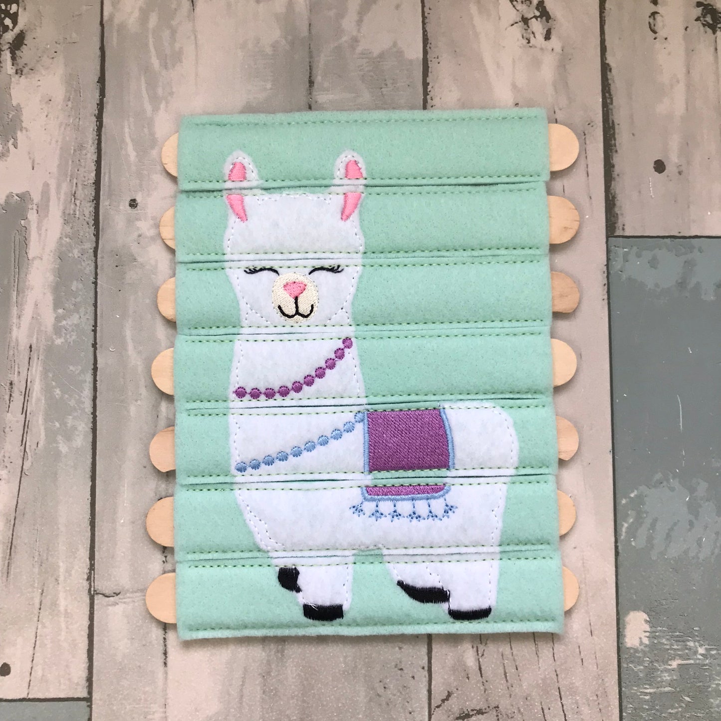 Alpaca Stick Felt Puzzle