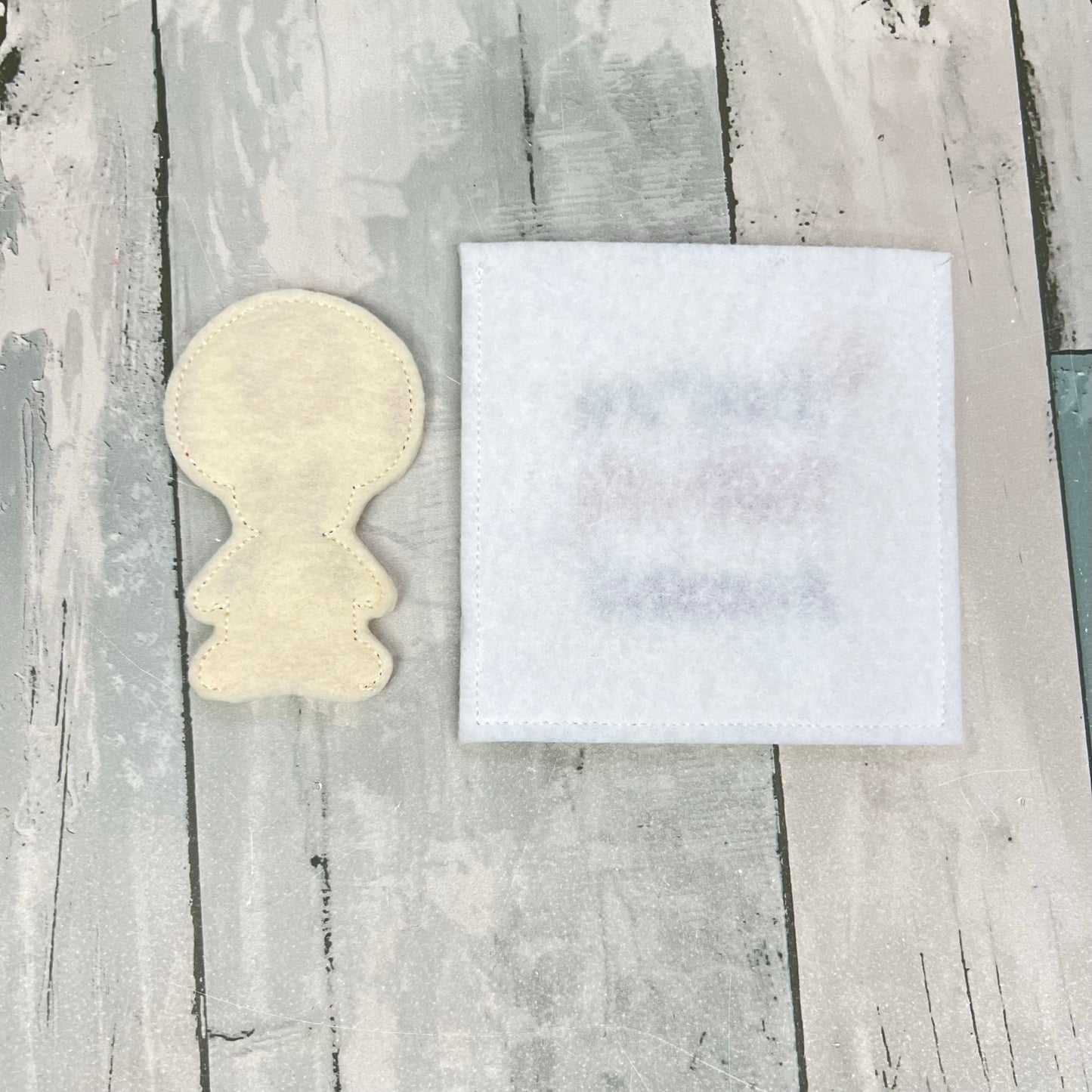 Toad Felt Finger Puppet with Pouch