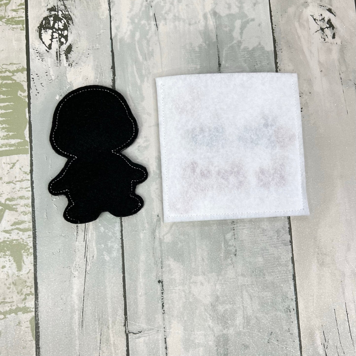 Penguin Felt Finger Puppet with Pouch