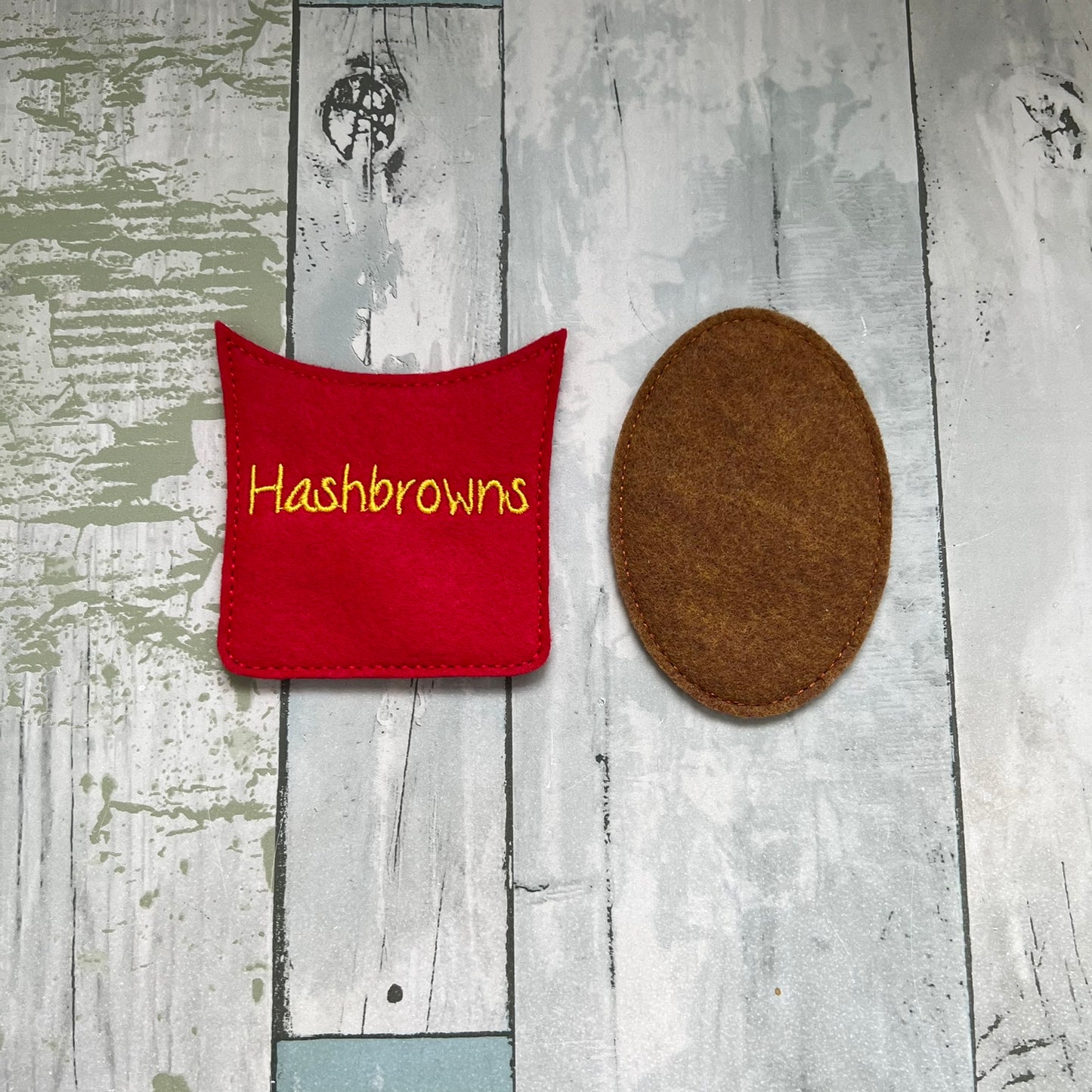 Hashbrown Felt Play Food