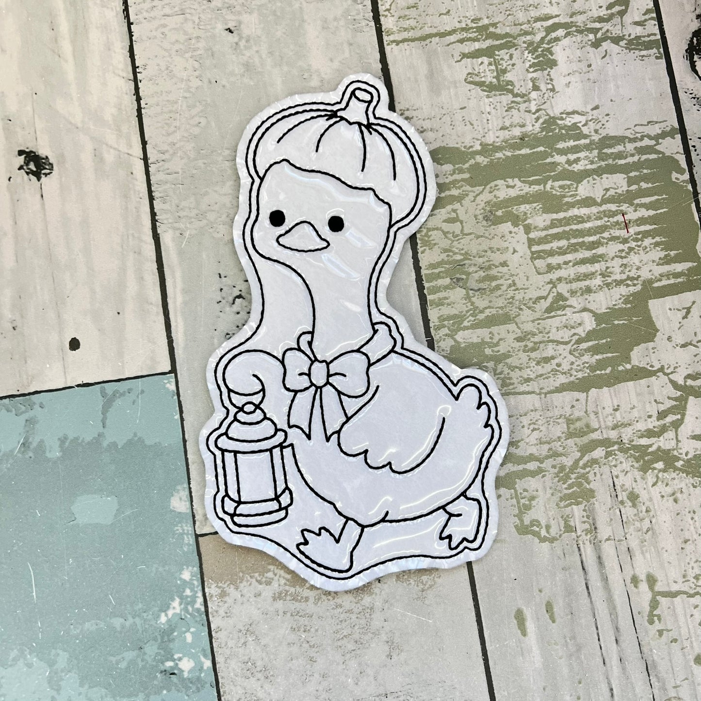 Goose Pumpkin Colouring Dolls