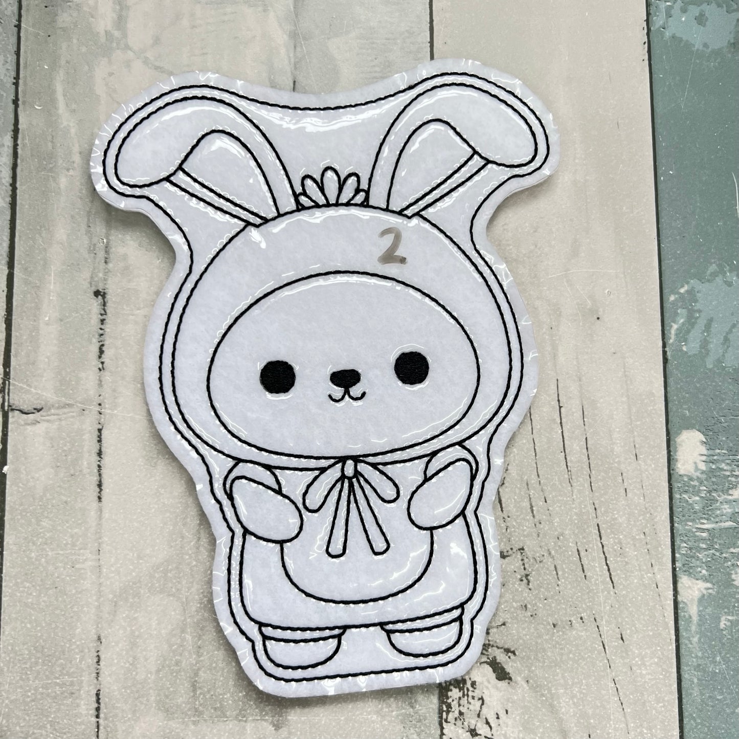 Bunny Carrot Trio Colouring Dolls