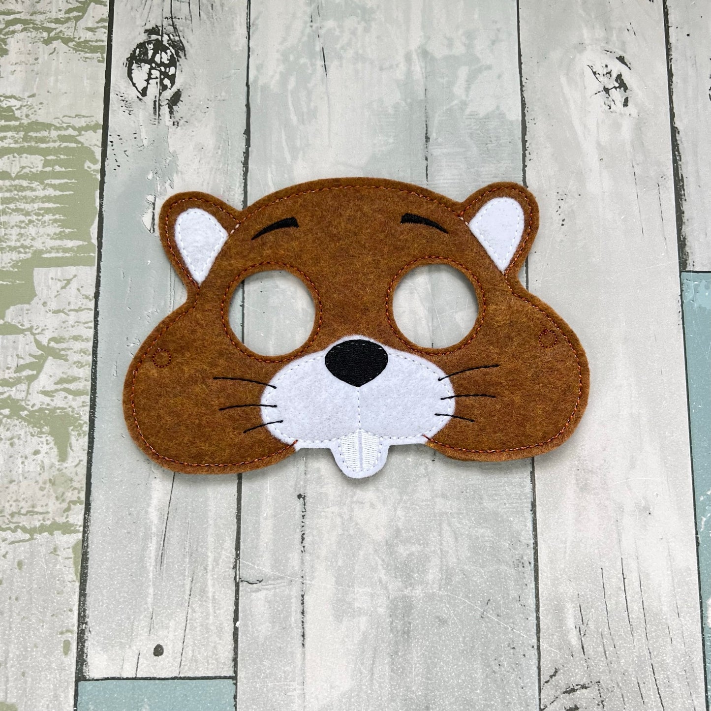 Beaver Felt Play Masks