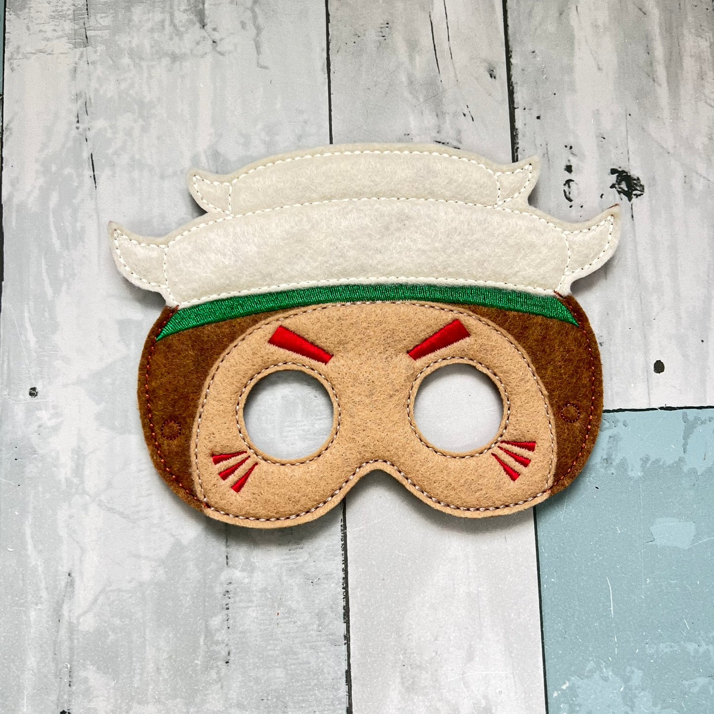 Island Princess Felt Play Masks
