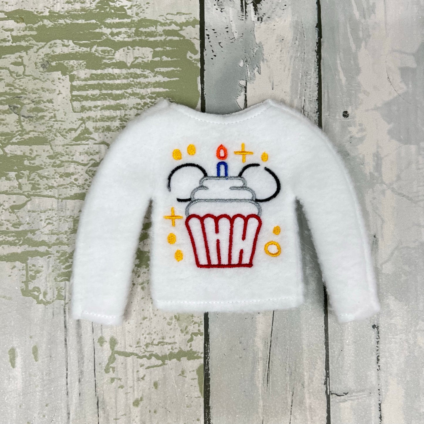 Doodle Cupcake Elf Sweater