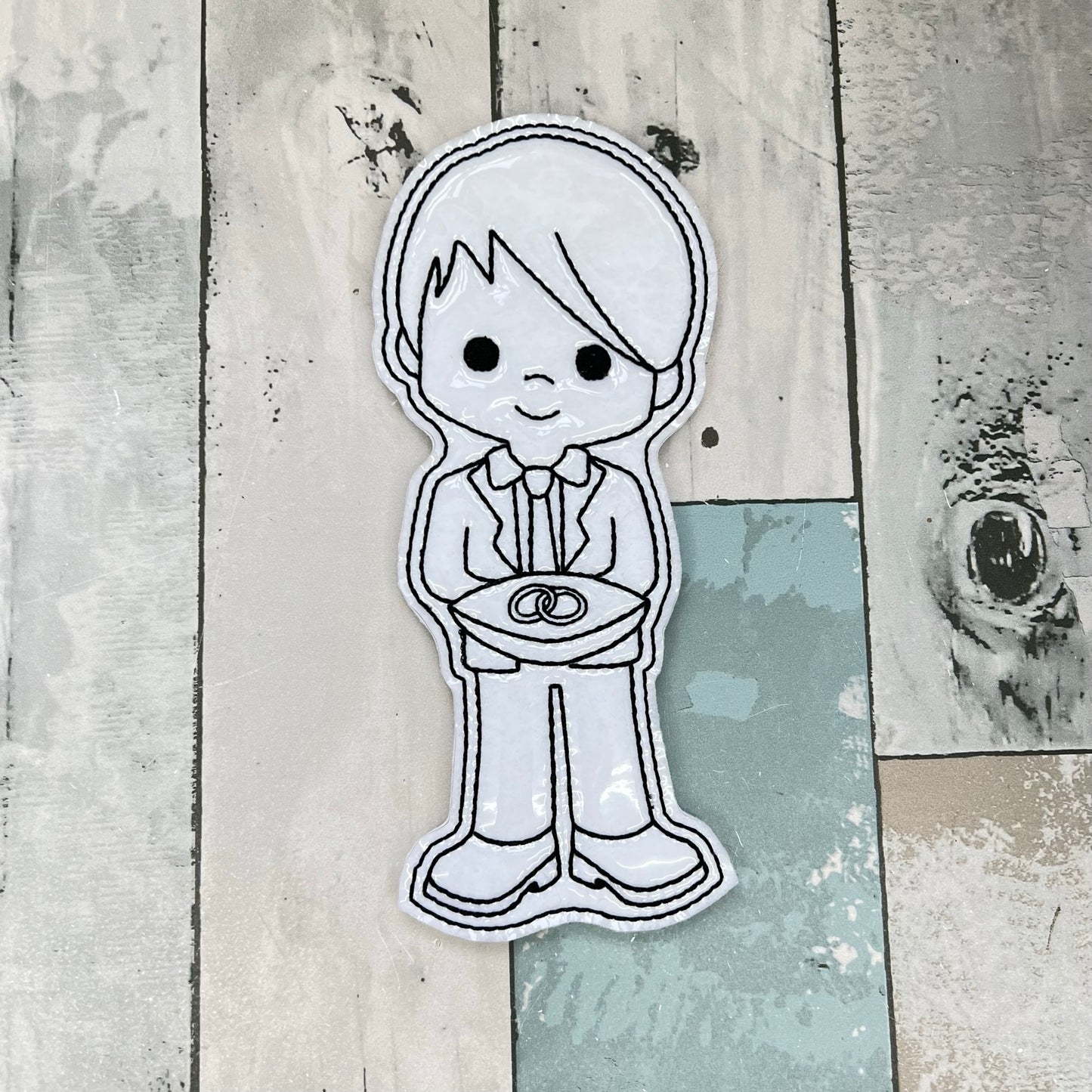 Flower Girl & Ring Bearer Colouring Dolls