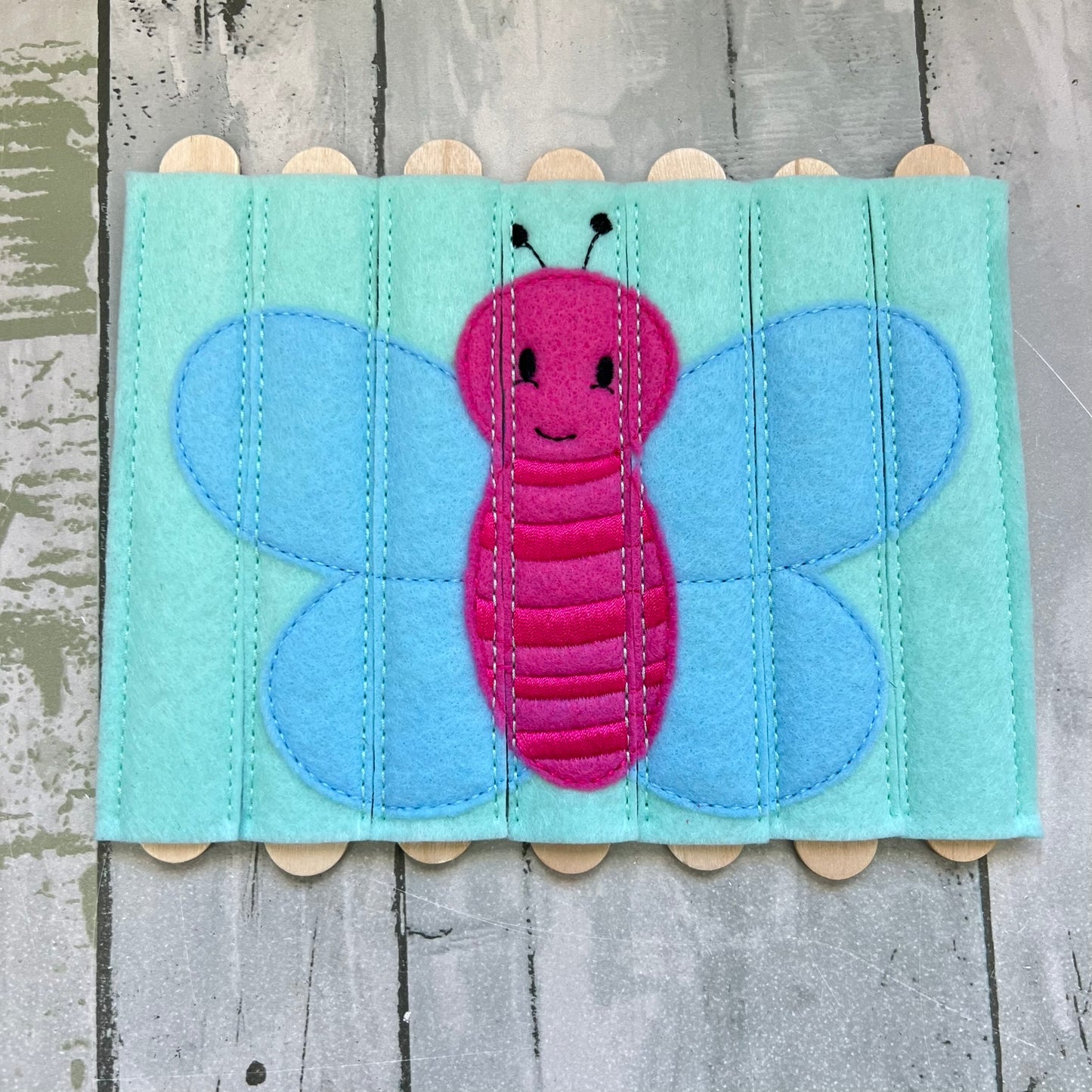Butterfly Felt Stick Puzzle