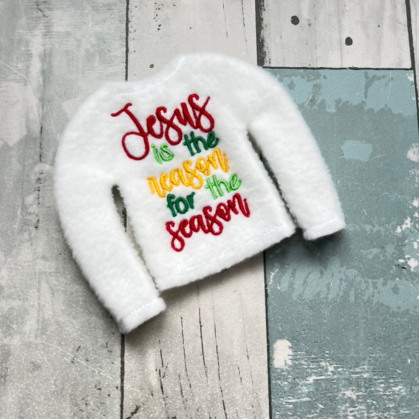 Jesus is the Reason Elf Sweater