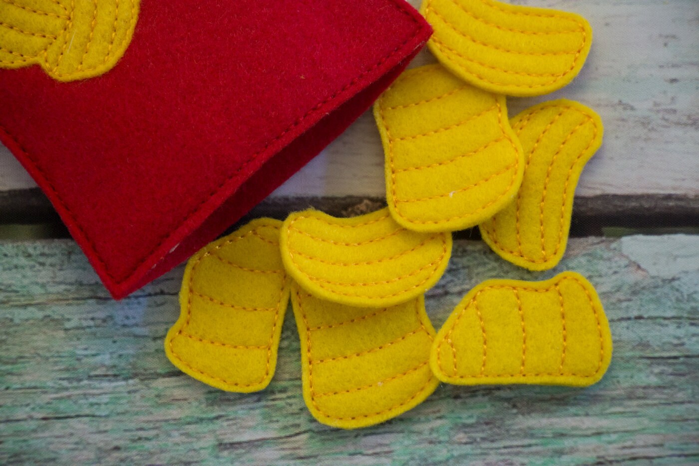 Potato Chips Felt Play Food