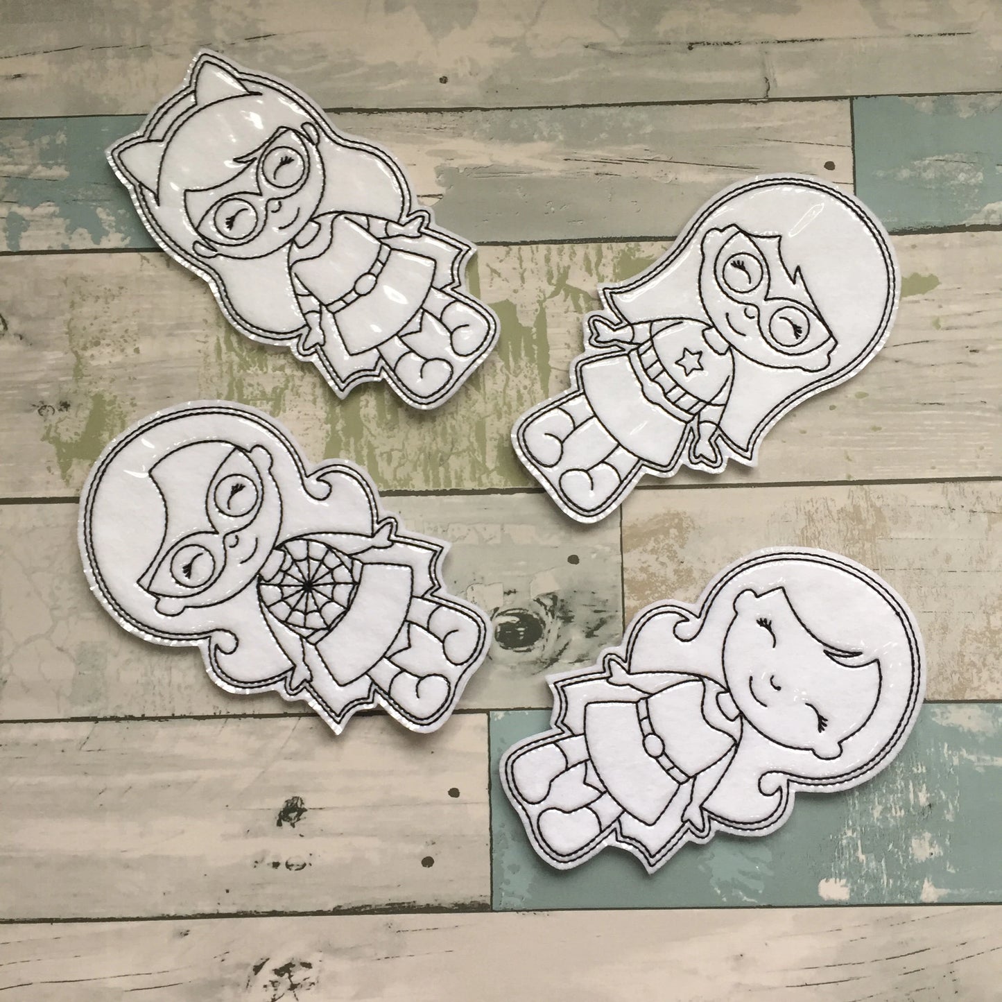 Superhero Girls Colouring Dolls
