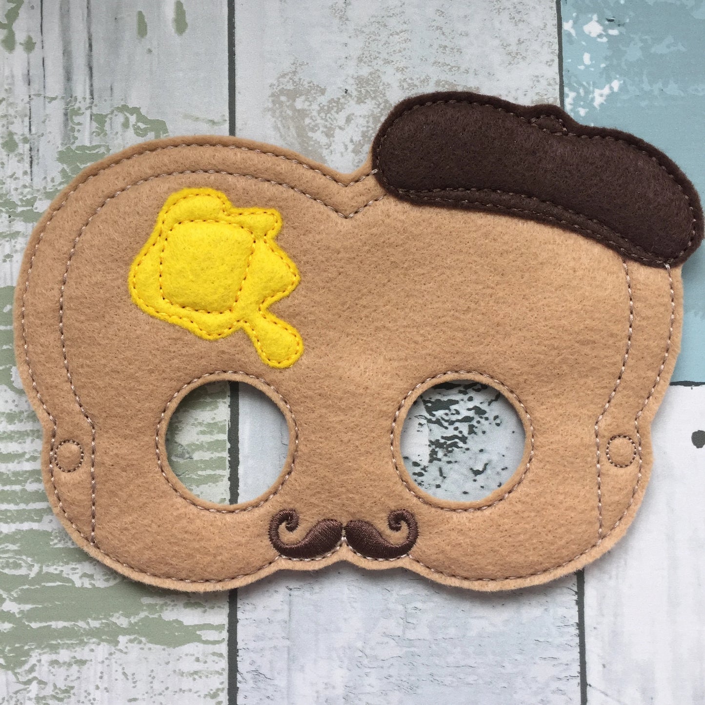 French Toast Felt Play Mask