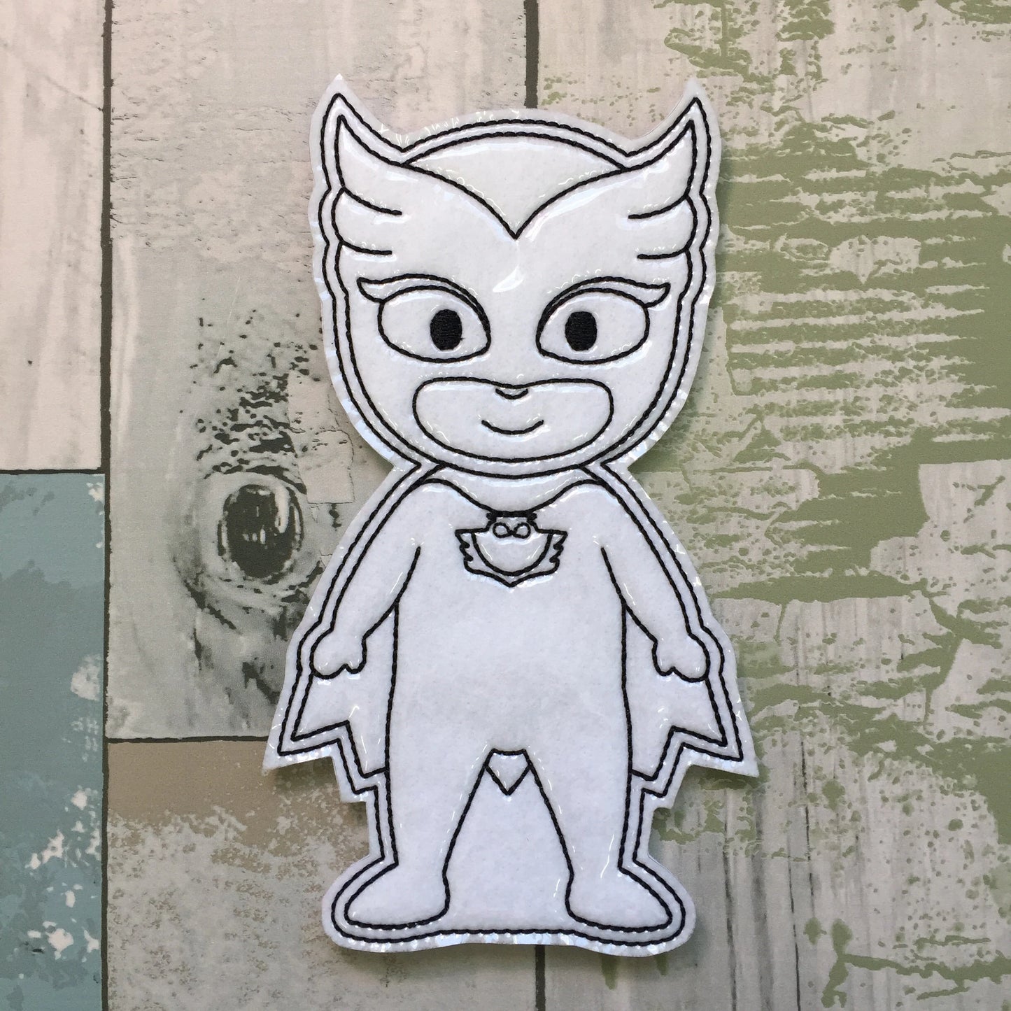 Nighttime Heroes Colouring Dolls