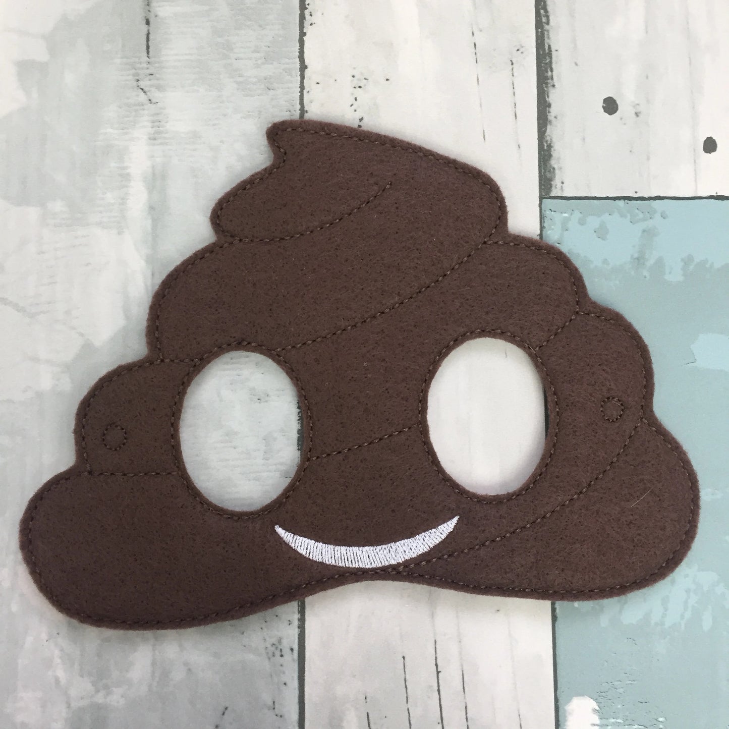 Poop Felt Play Mask