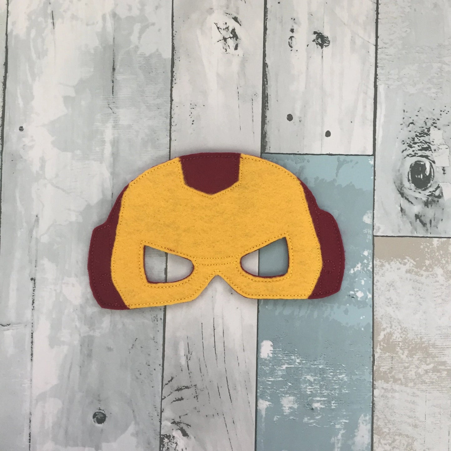 Suit of Metal Felt Play Mask