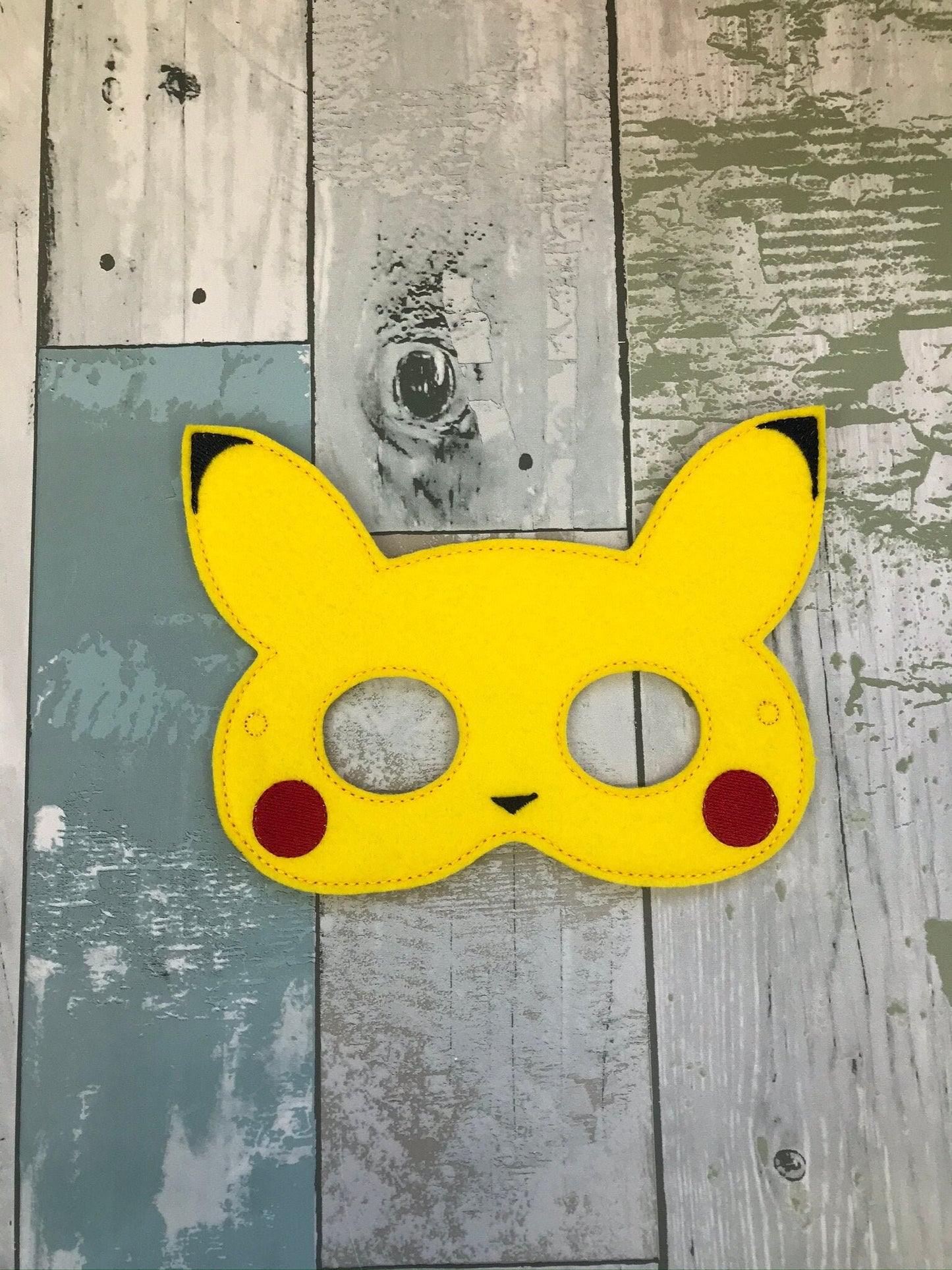 Yellow Search Animal Felt Play Mask