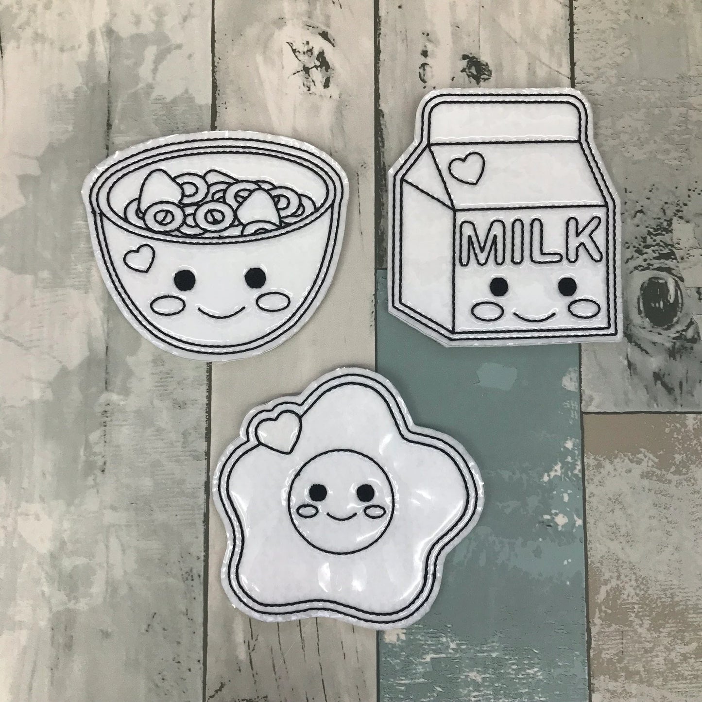 Breakfast Set 2 Colouring Dolls