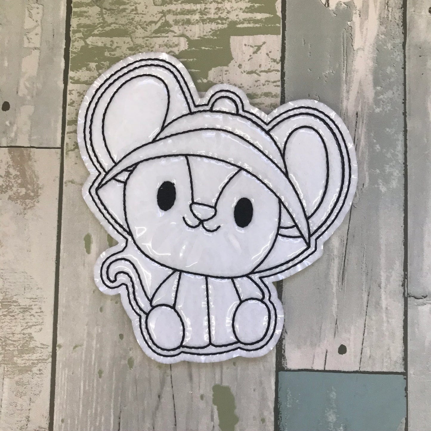 Rainy Mouse Colouring Dolls