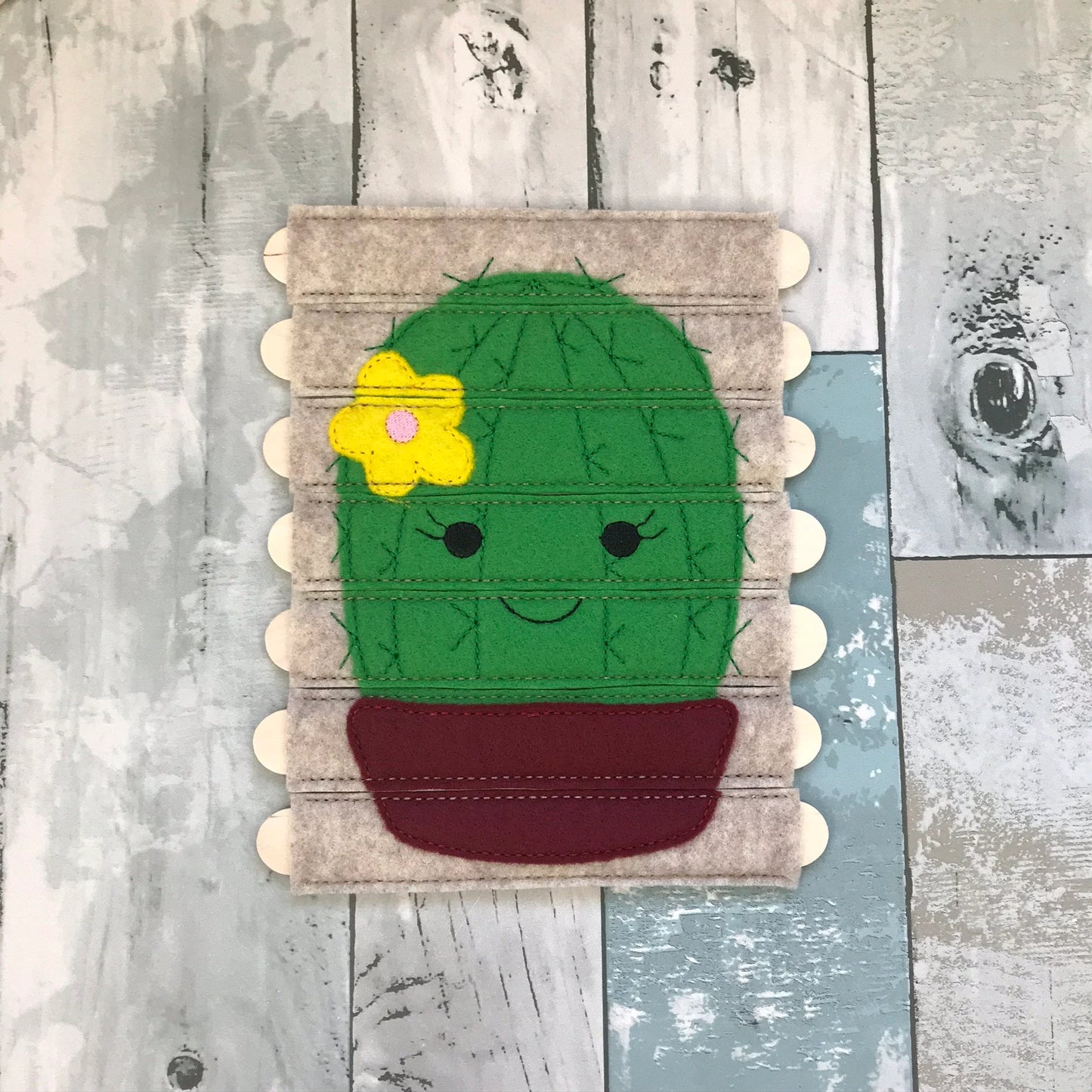 Cactus Felt Stick Puzzle