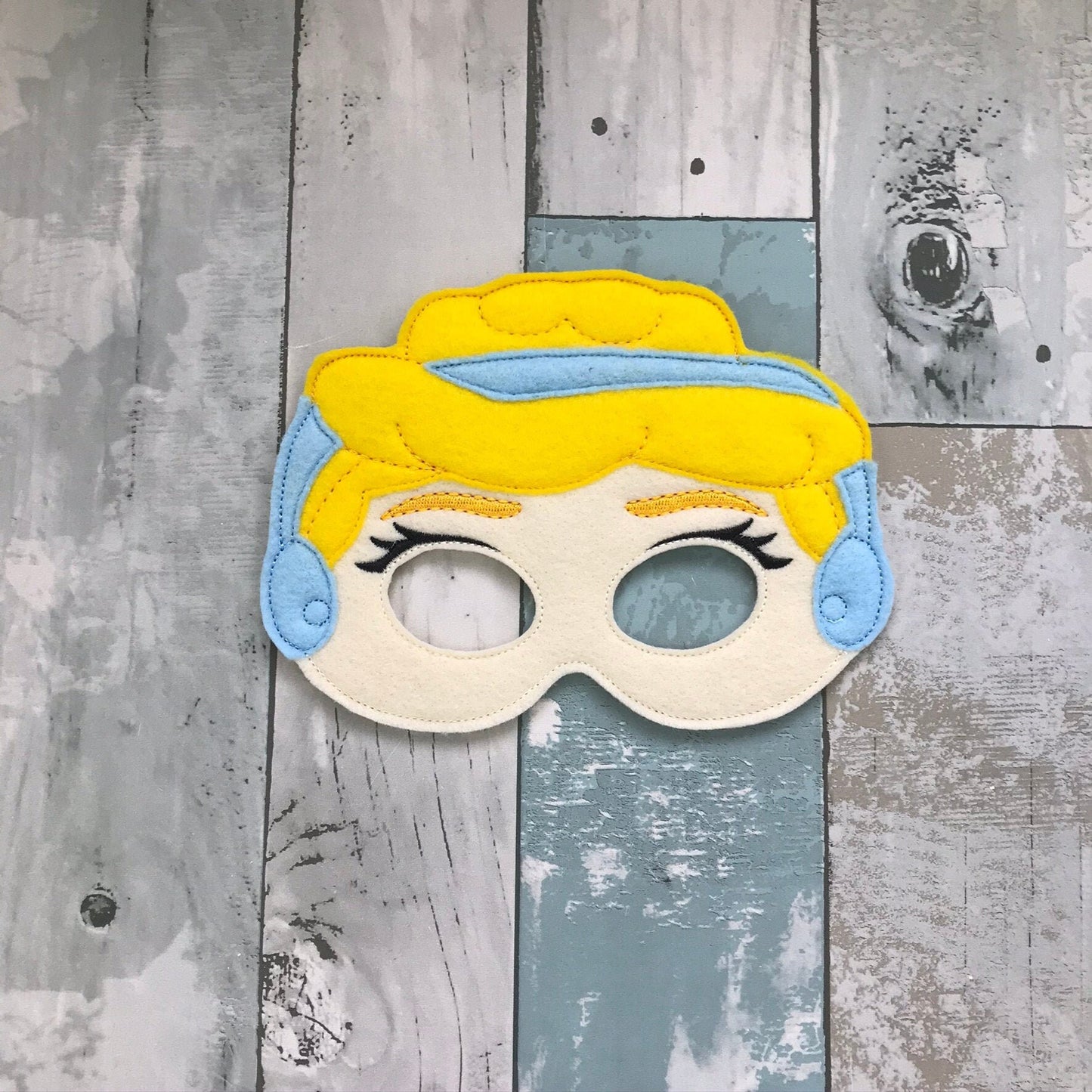 Glass Slipper Princess Felt Play Masks