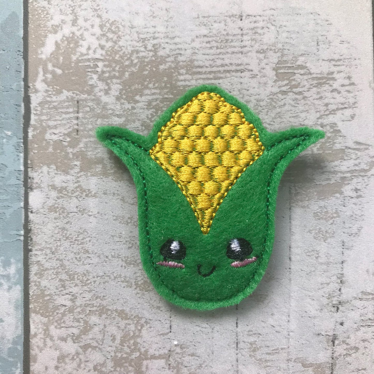 Corn Felt Snap Hair Clip