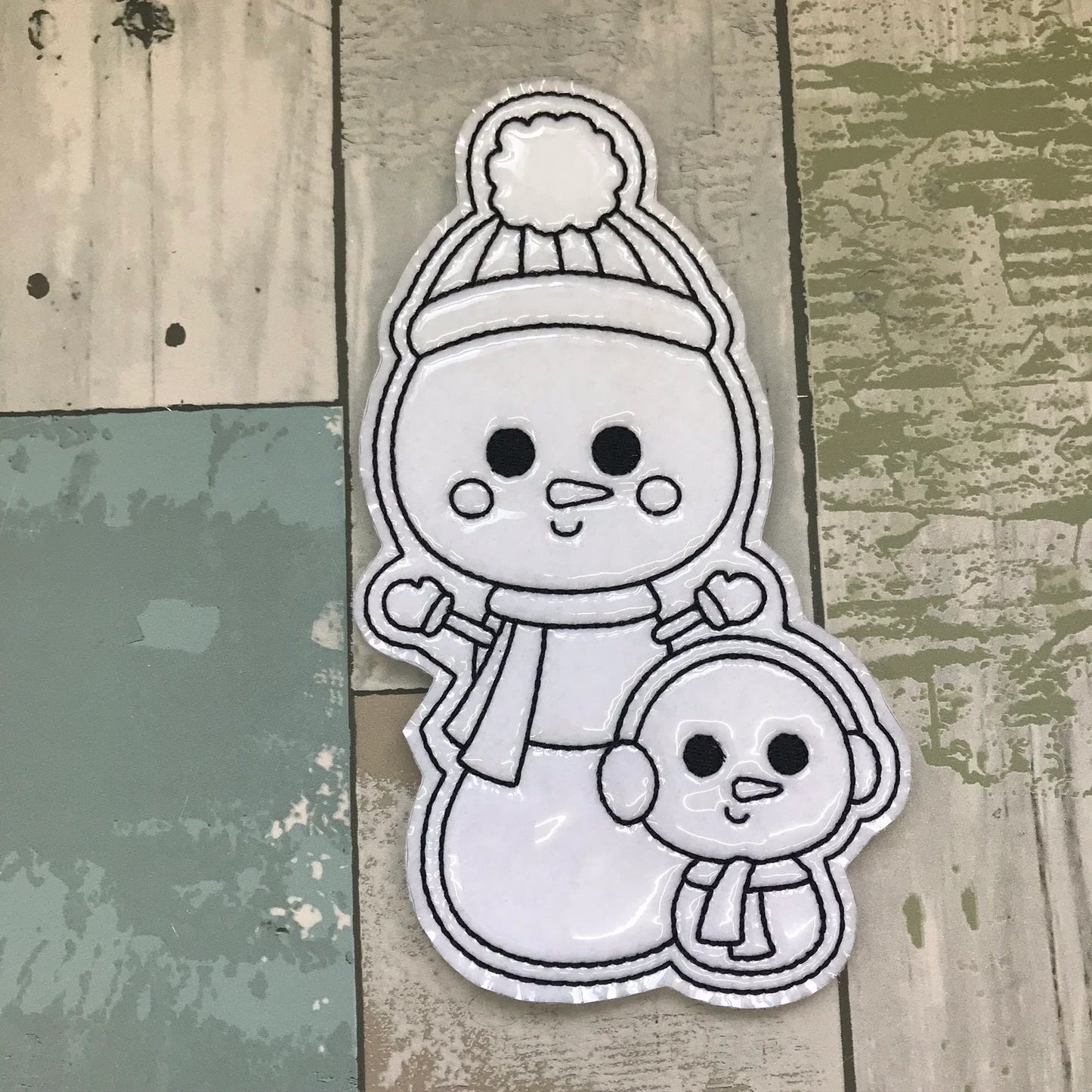 Tall Snowmen Colouring Dolls