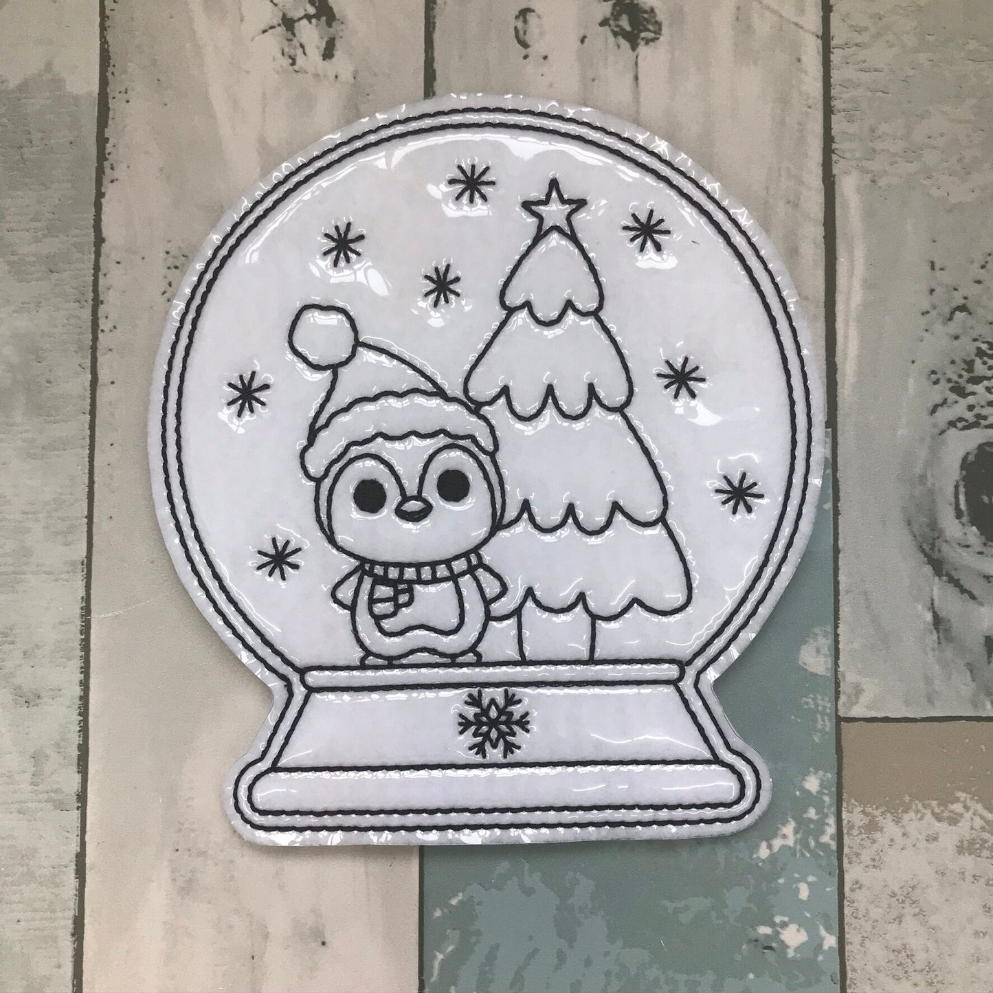 Snow Globe Animal Friends Colouring Dolls