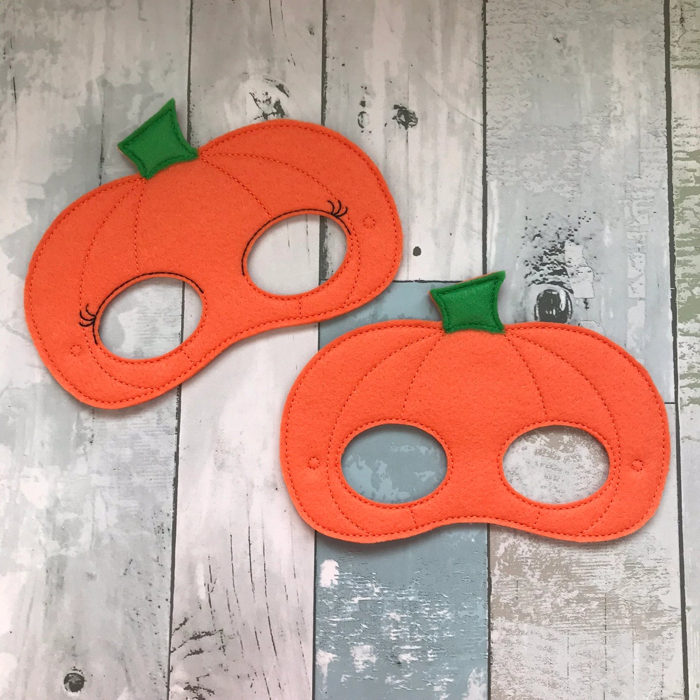 Pumkpin Felt Play Mask
