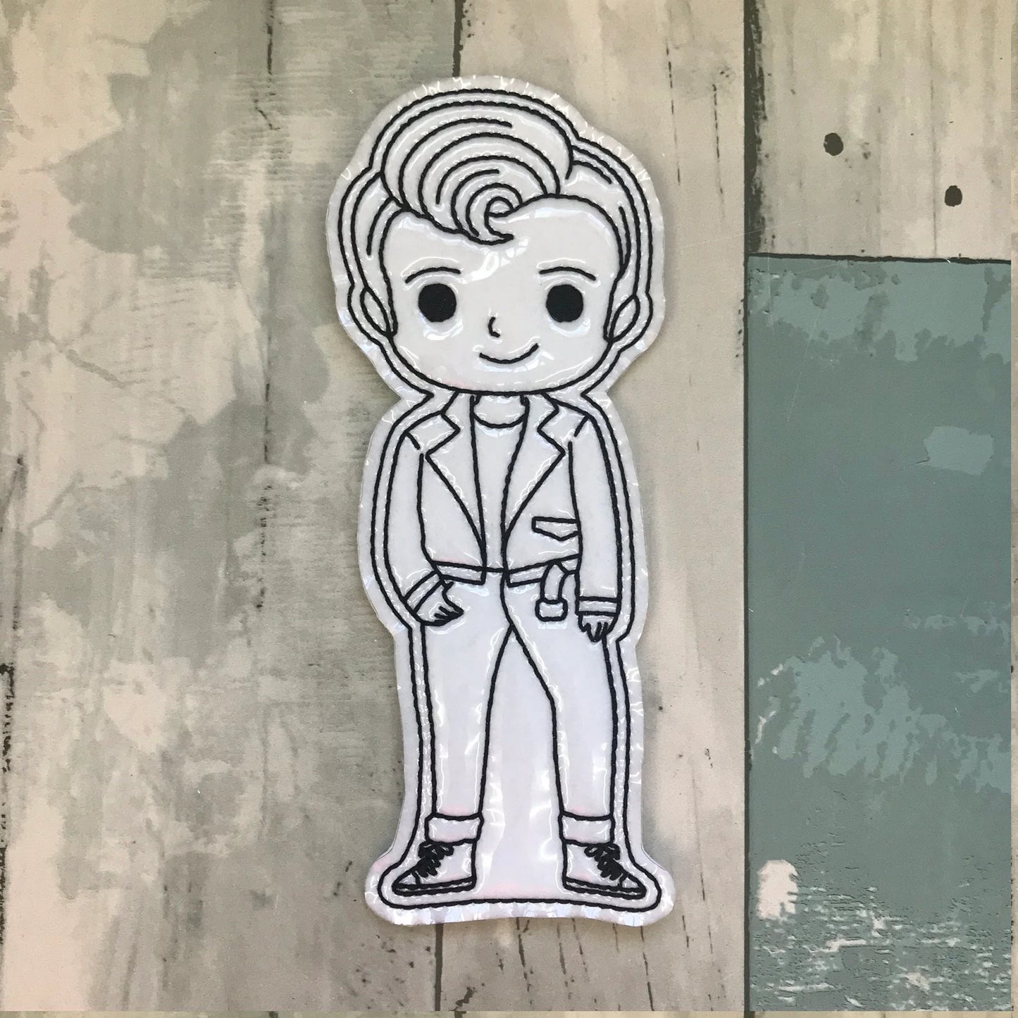 Retro Dance & Hot‑Rod Crew Colouring Dolls