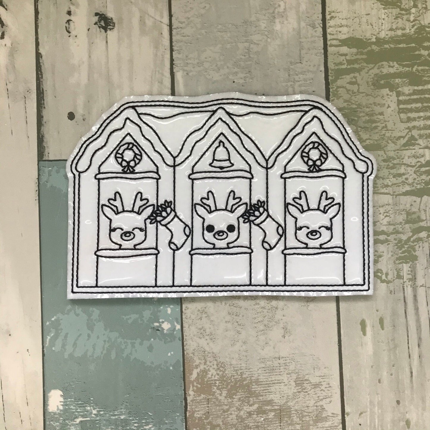 Reindeer Set 1 Colouring Dolls