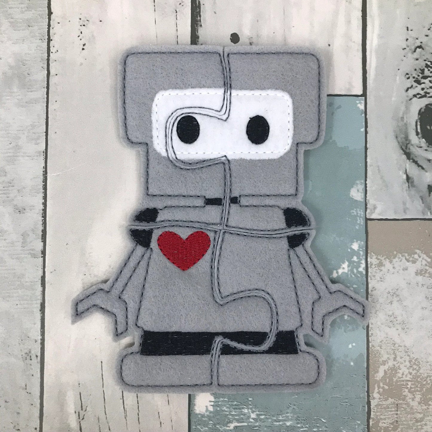 Robot Felt Puzzle